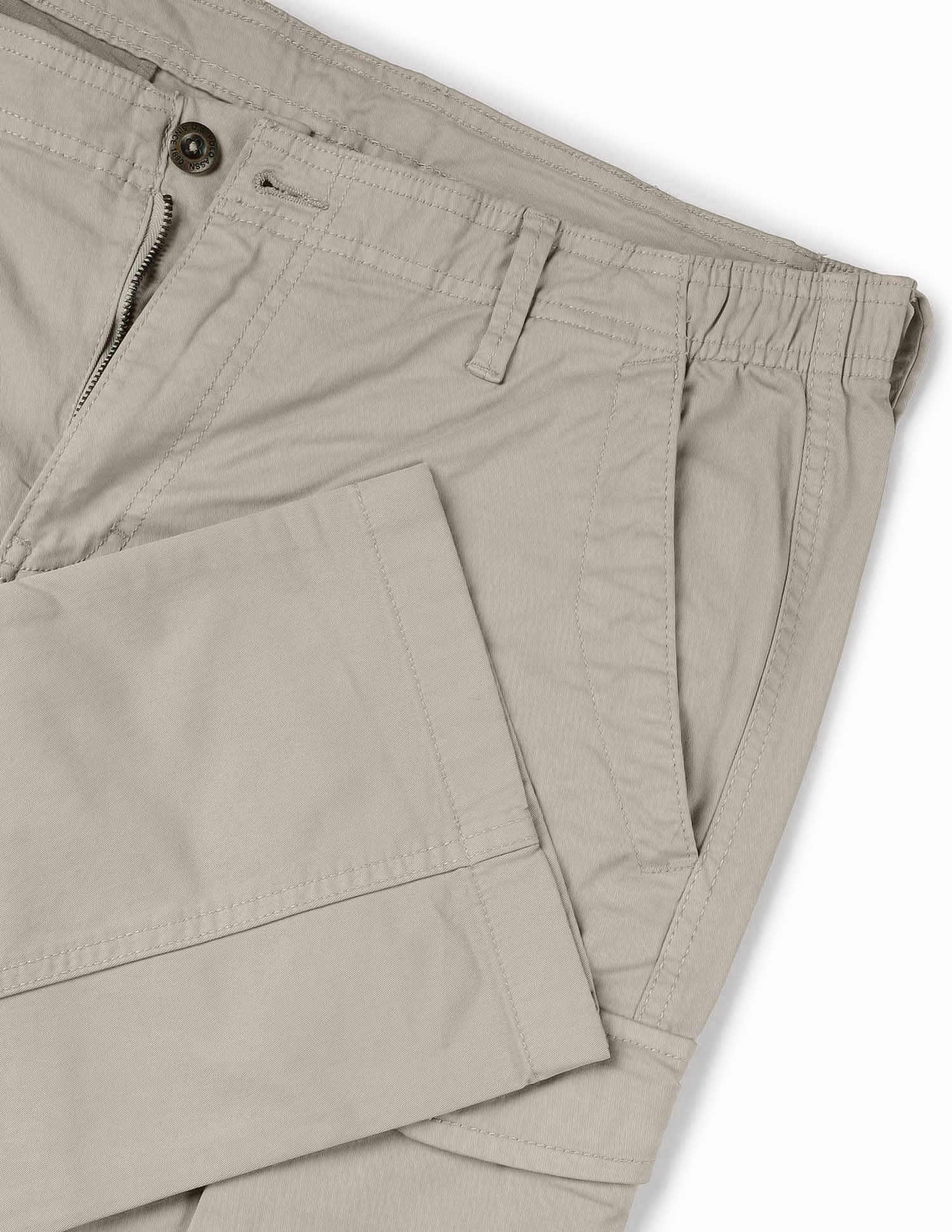 Twill Regular Fit Cargos Beige - U.S. POLO ASSN. | Large