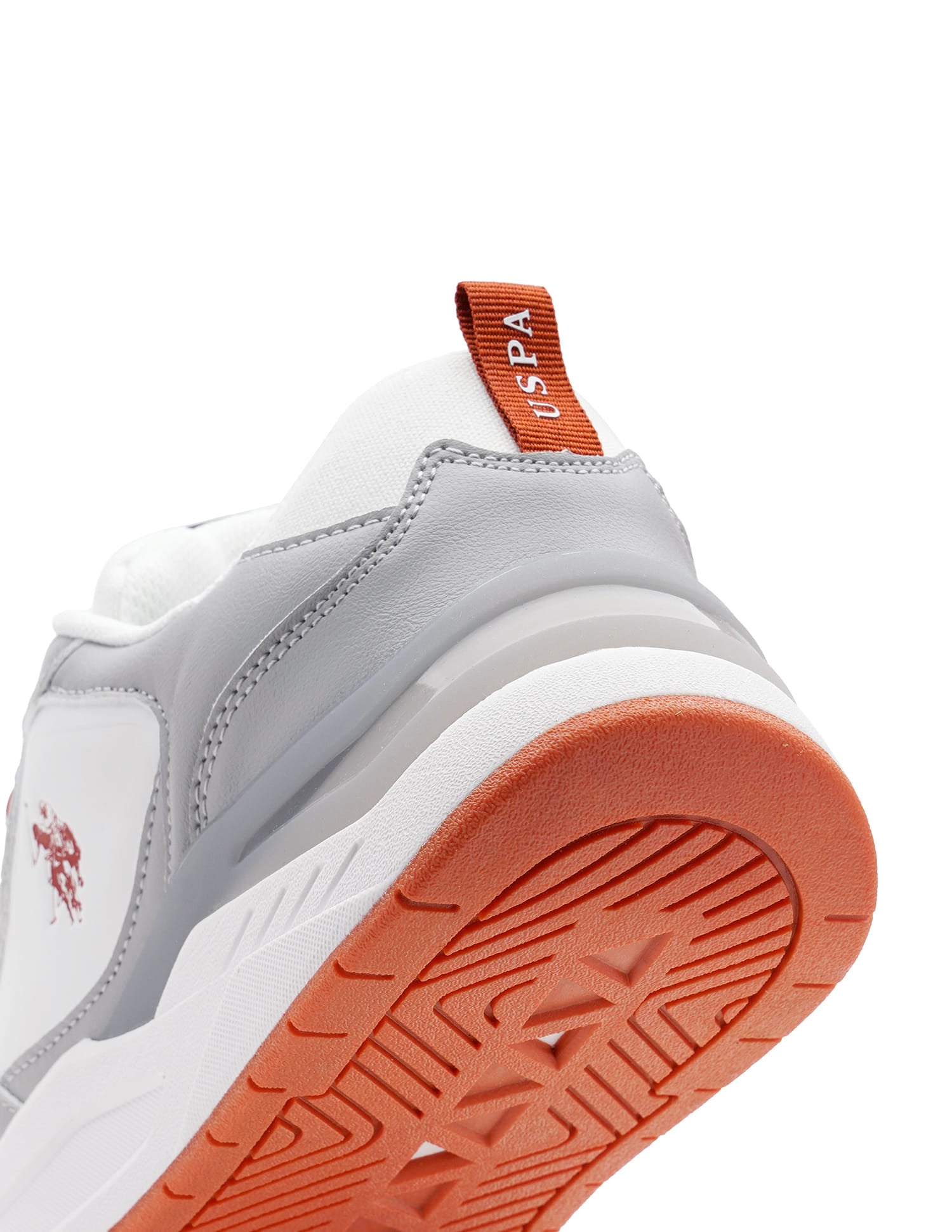 Round Toe Colourblocked Vander Sneakers Light Grey - U.S. Polo Assn. India | Large