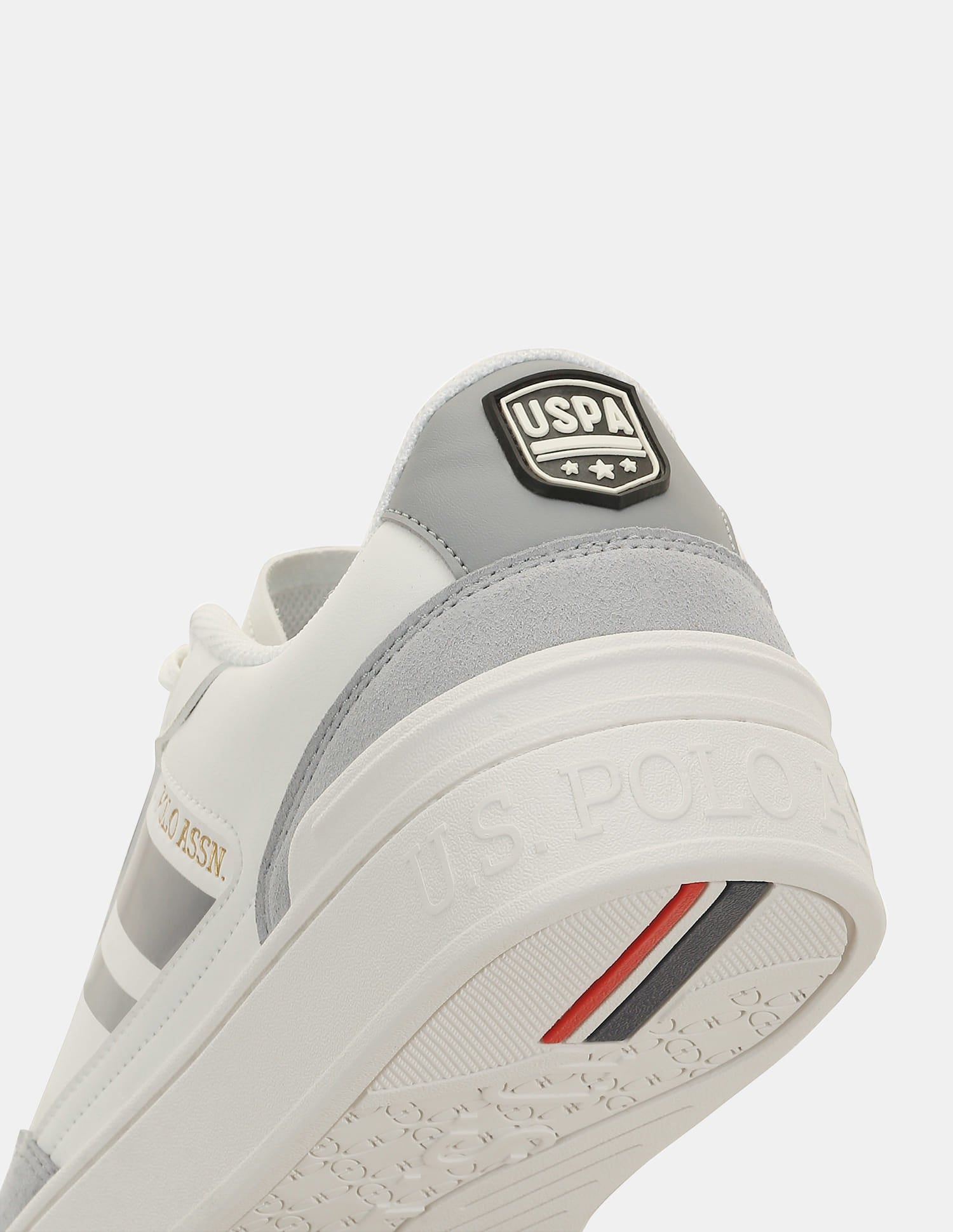 Men Colt Striped Sneakers Off White - U.S. Polo Assn. India | Large