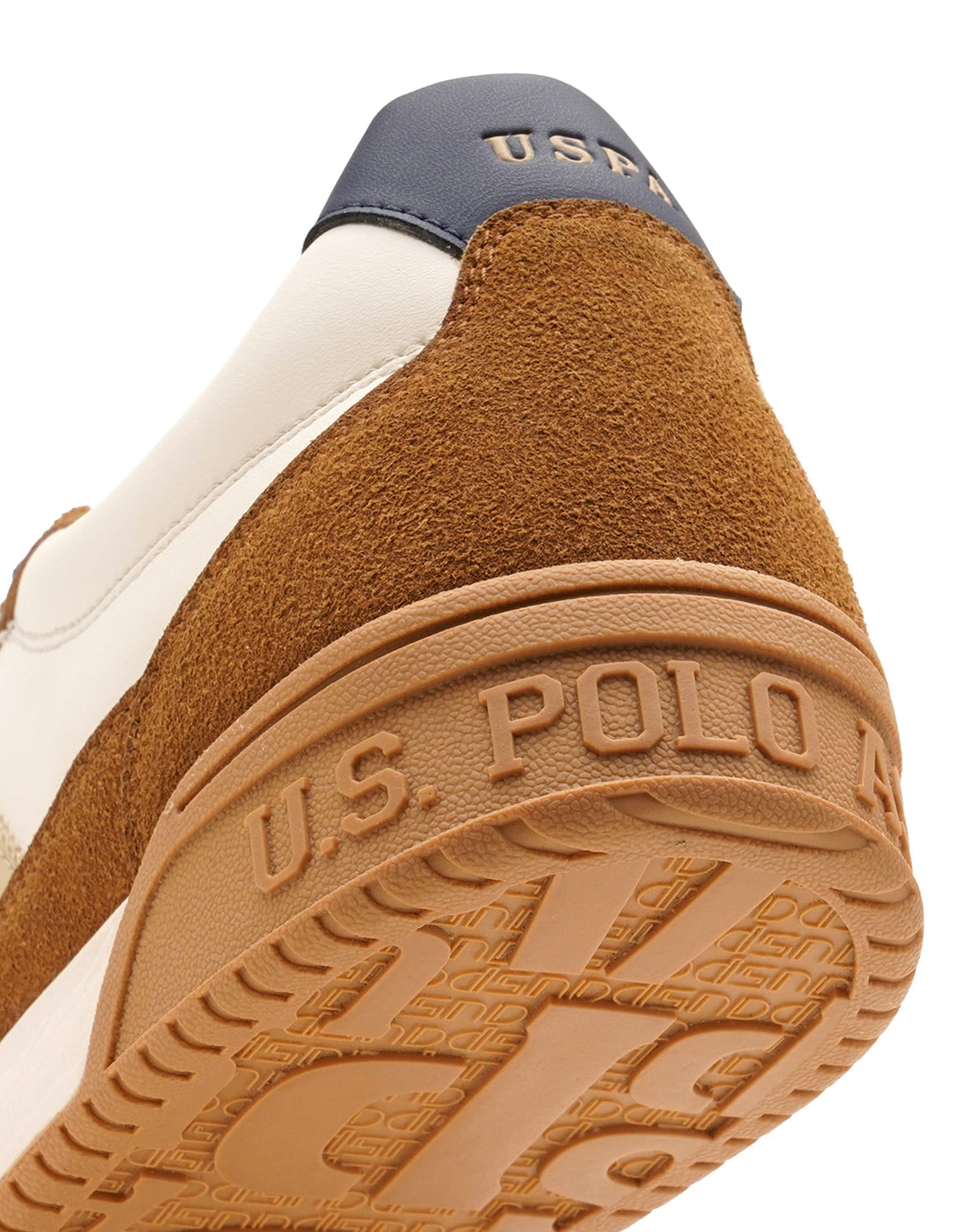 Men Rever Colourblocked Sneakers Brown - U.S. Polo Assn. India | Large