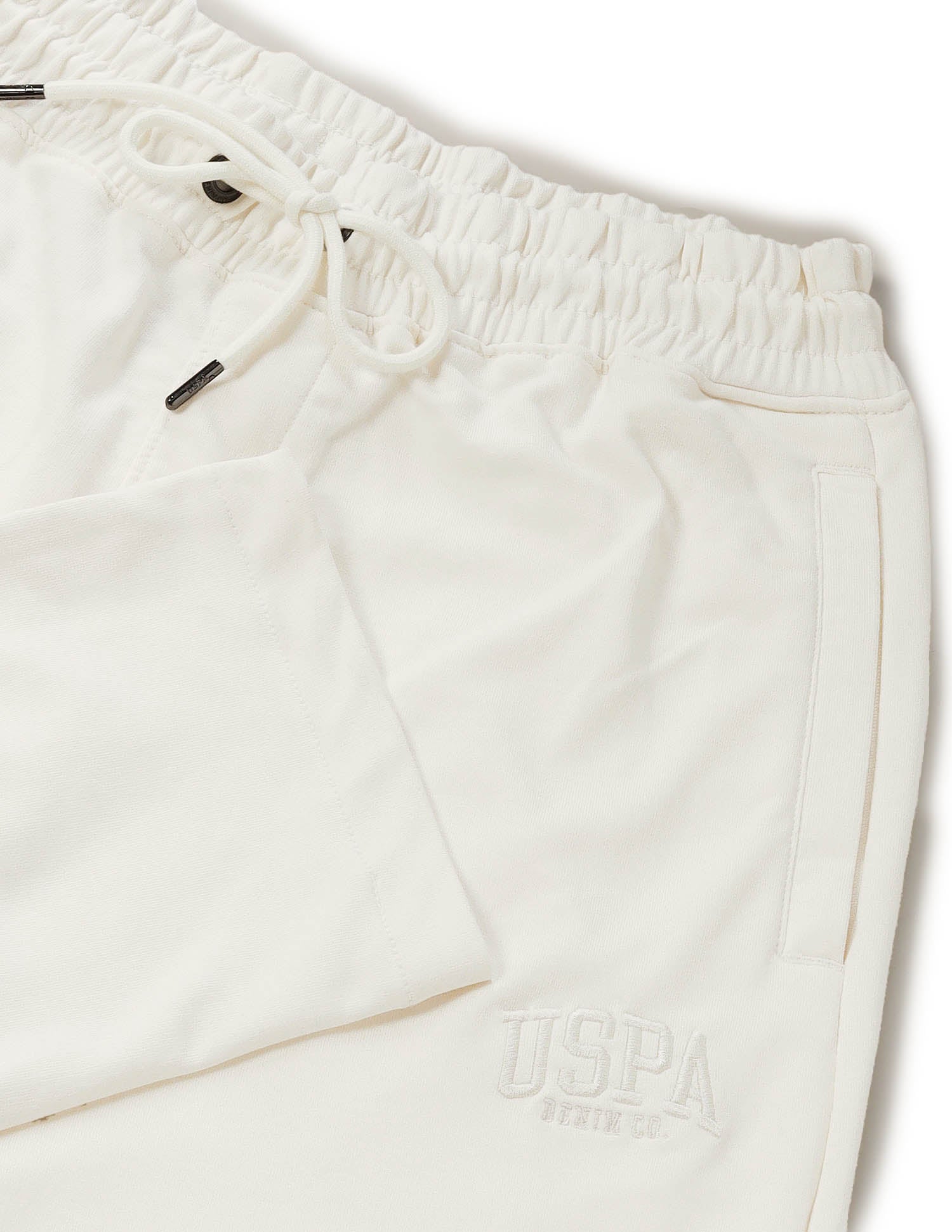 Mid Rise Regular Fit Track Pants Ivory - U.S. POLO ASSN. | Large