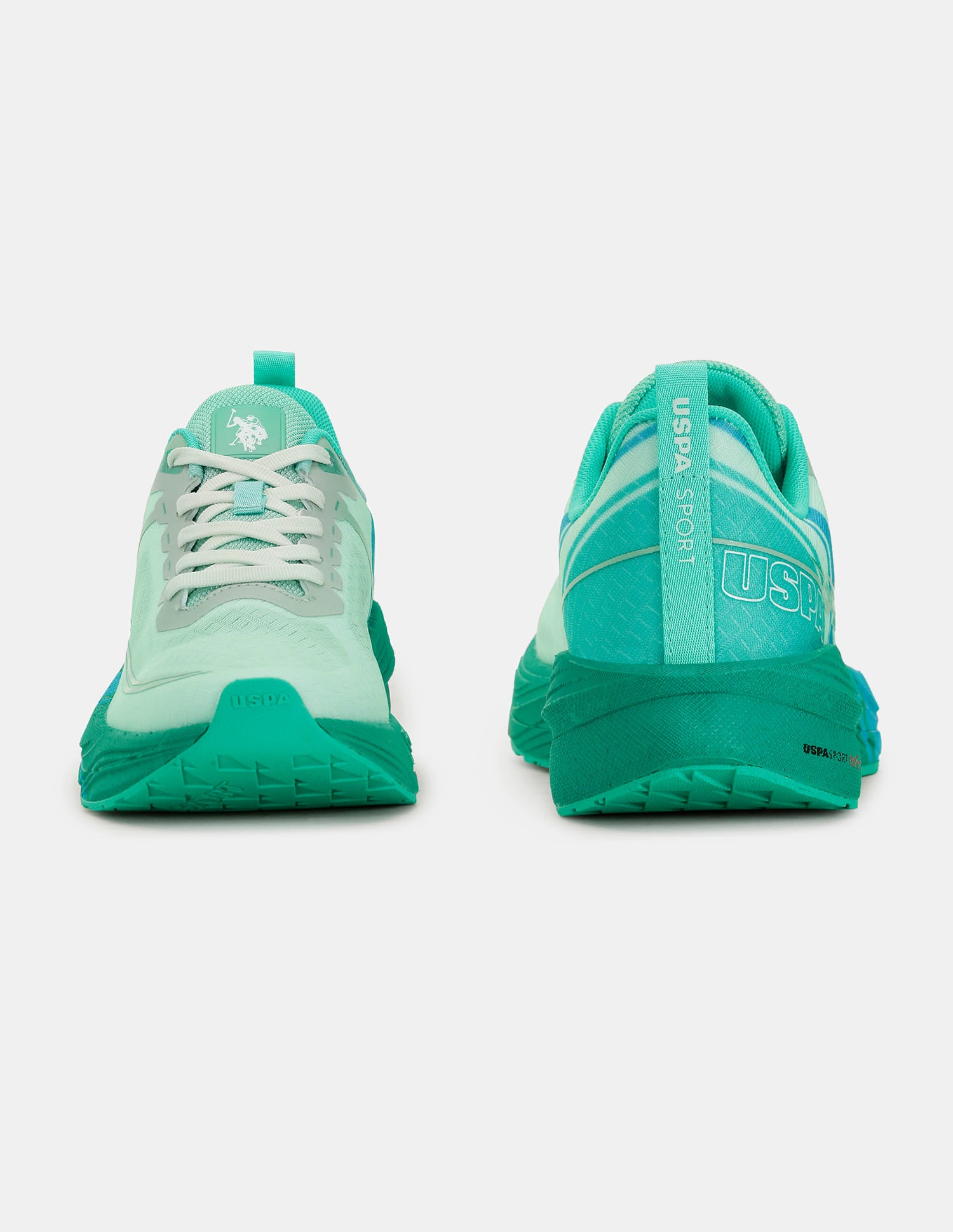 Men Erwin USPA Sport Runpro Running Shoes Light Green - U.S. Polo Assn. India | Large