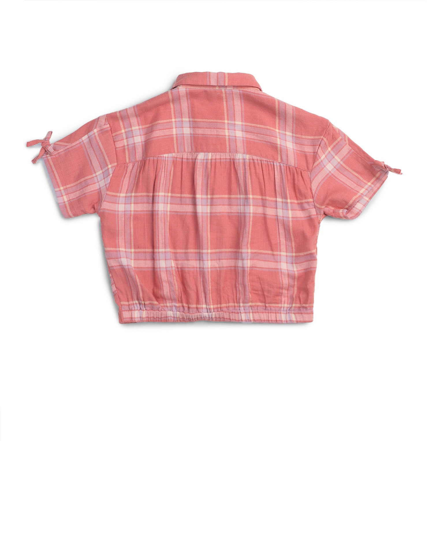 Girls Checked Regular Fit Top Pink - U.S. POLO ASSN. | Large