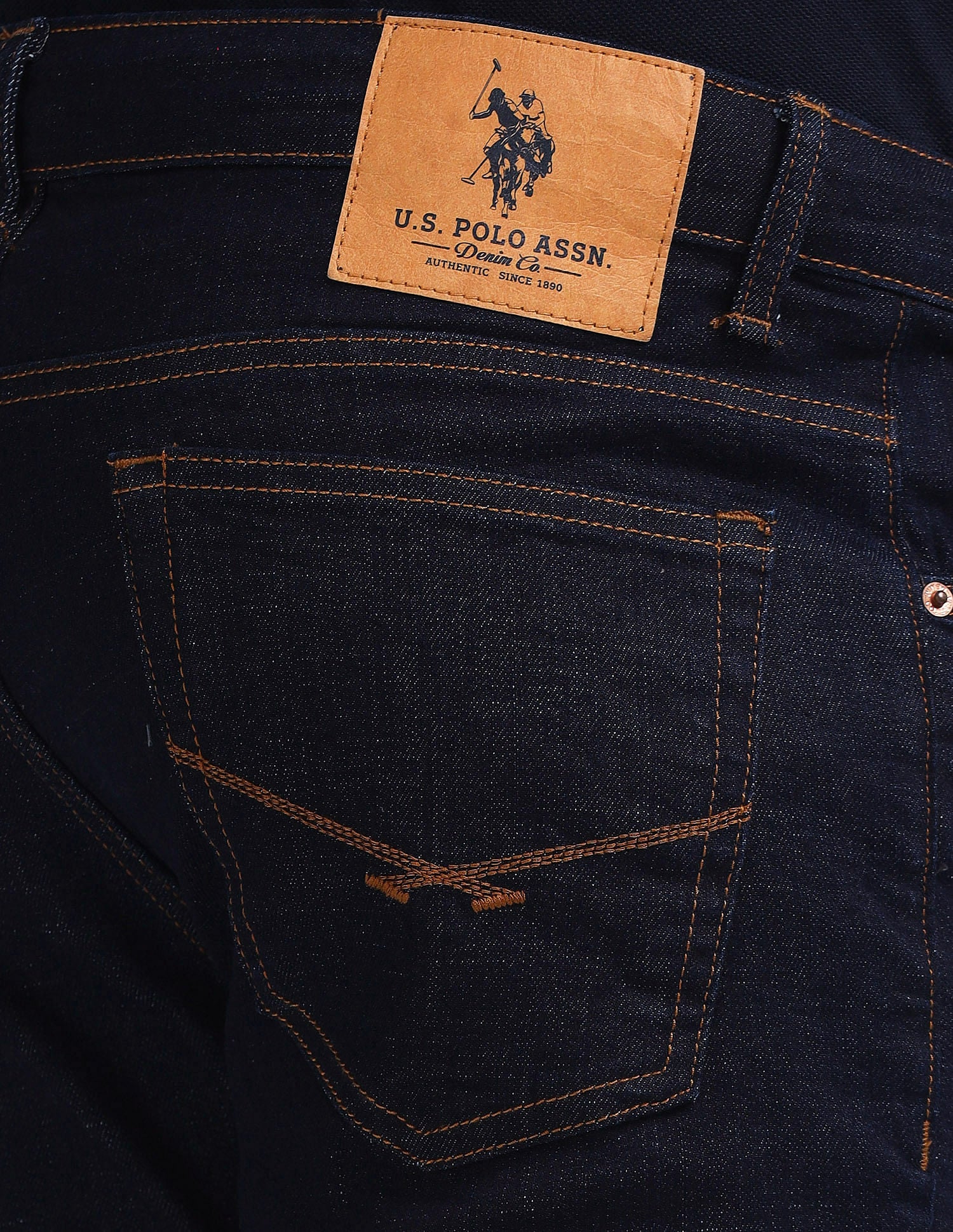Brandon Slim Tapered Blue Jeans Blue - U.S. Polo Assn. India | Large