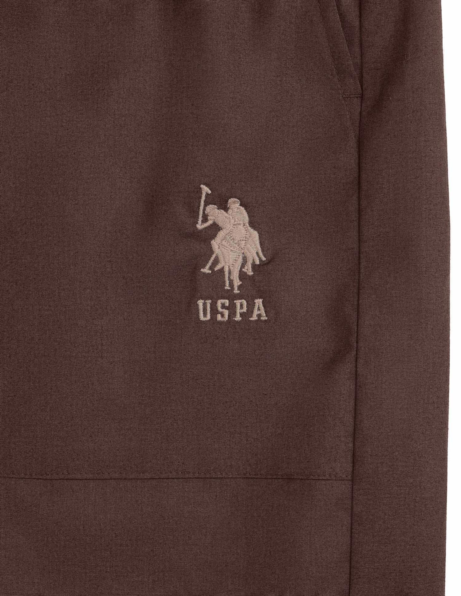 Breathable Relaxed Fit OELP9 Lounge Pants - Pack Of 1 Brown - U.S. POLO ASSN. | Large