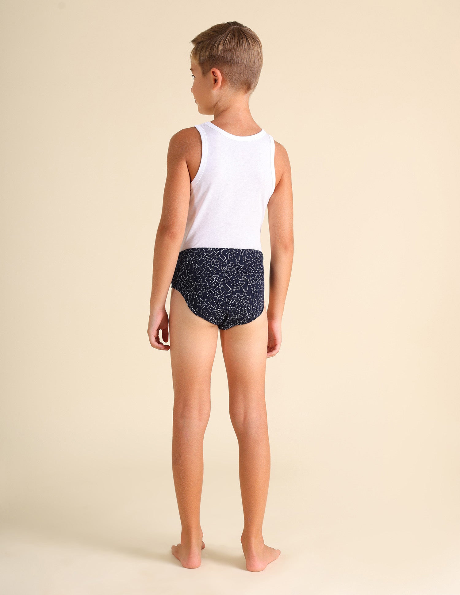 Mid Rise Pure Cotton EKB02 Briefs - Pack Of 3 Navy and Grey - U.S. POLO ASSN. | Large