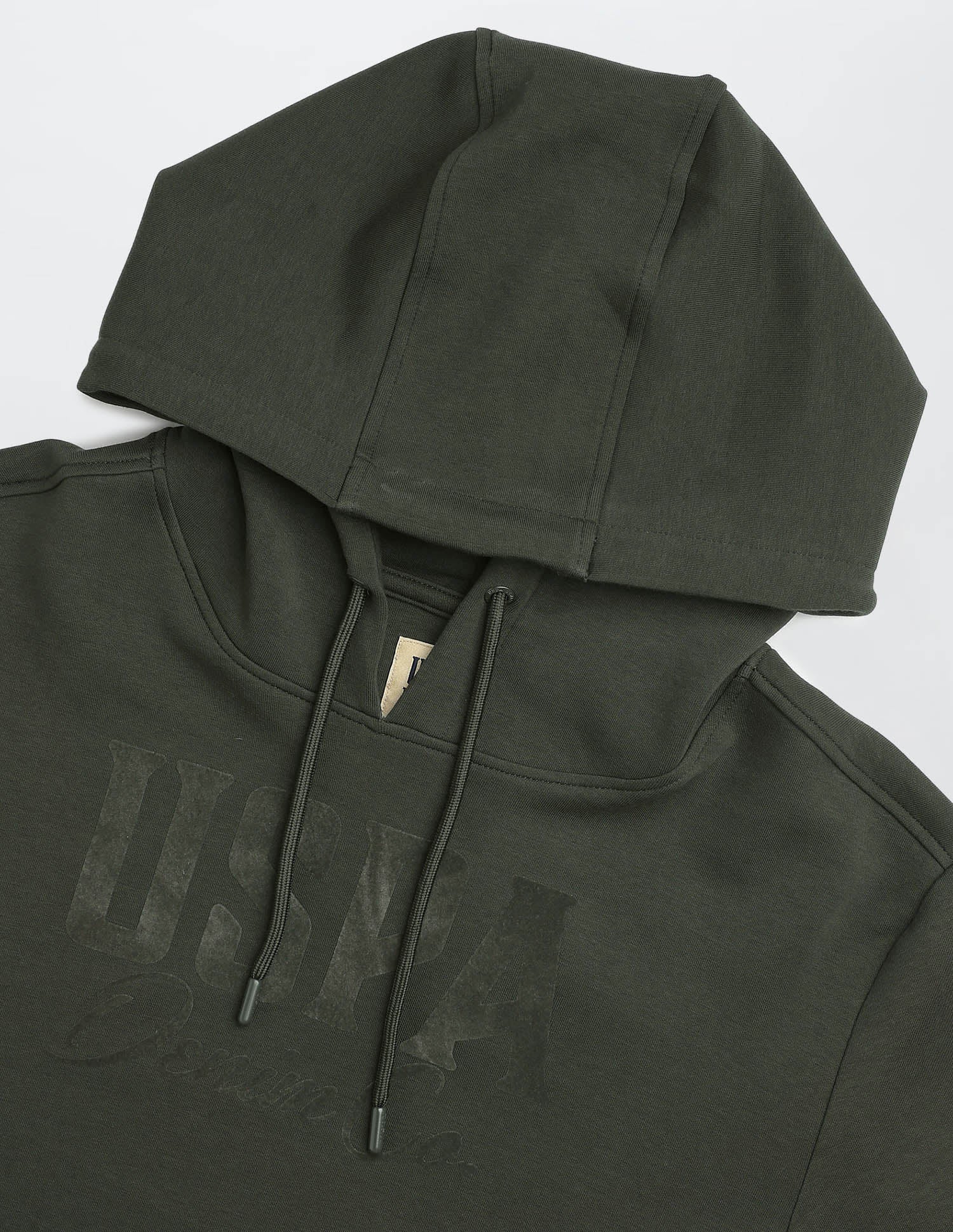 Brand Printed Regular Fit Sweatshirt Olive - U.S. POLO ASSN. | Large