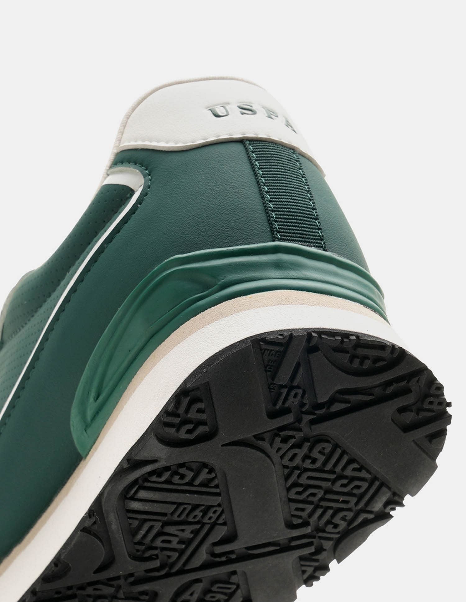 Men Lowen 2.0 Colour Blocked Sneakers Green - U.S. POLO ASSN. | Large