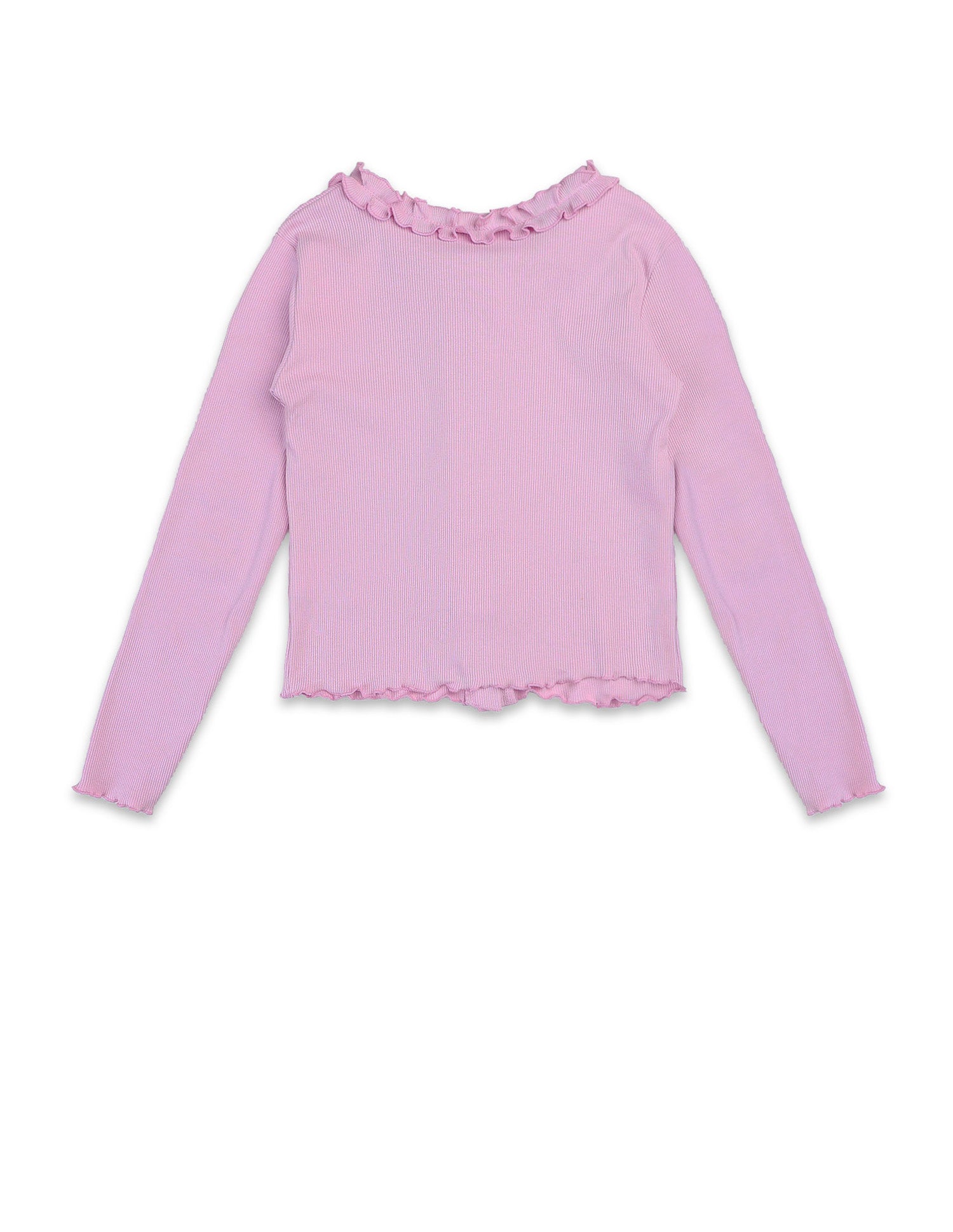 Girls Textured Slim Fit Top Pink - U.S. POLO ASSN. | Large