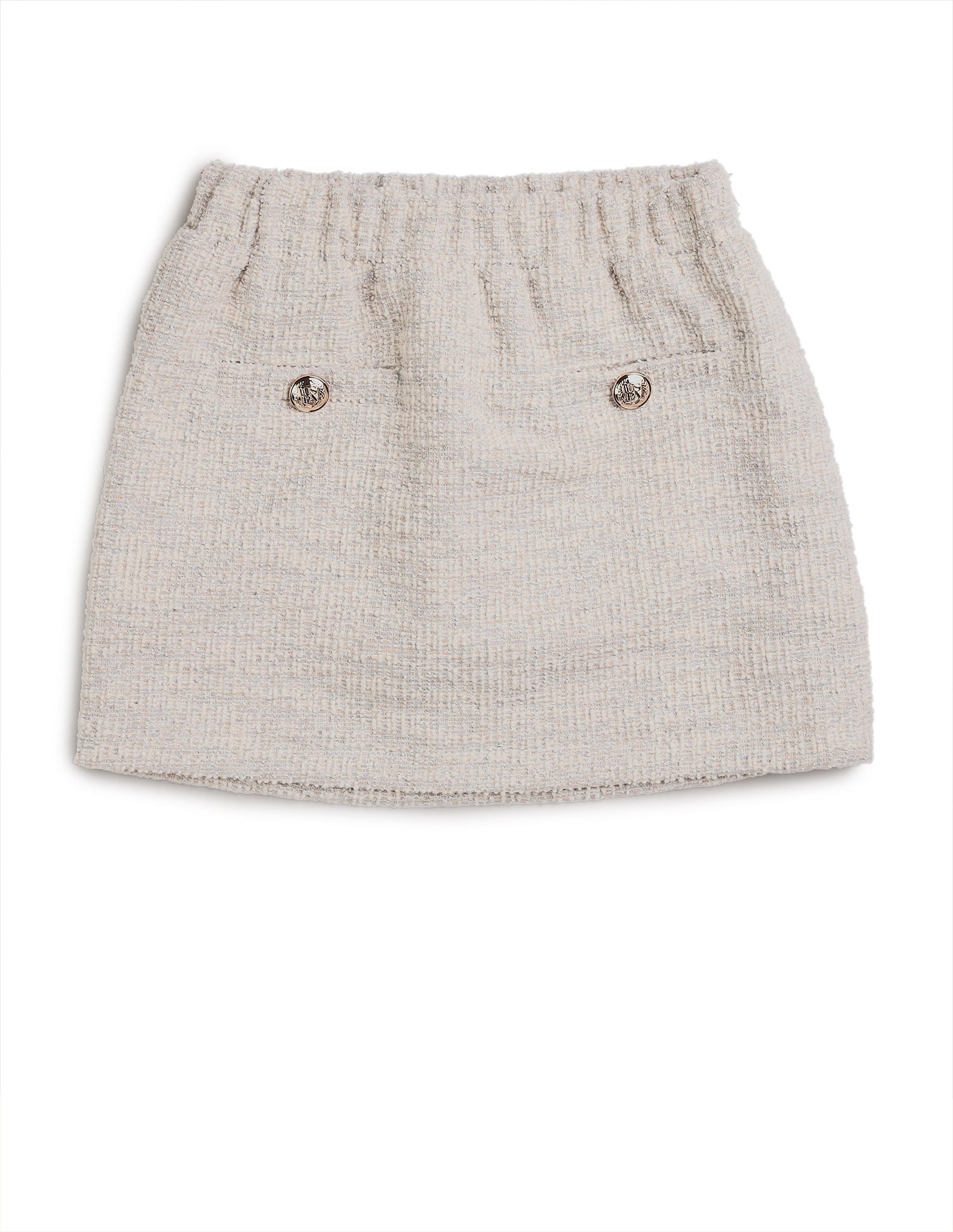 Girls Regular Fit Straight Skirt Off White - U.S. POLO ASSN. | Large