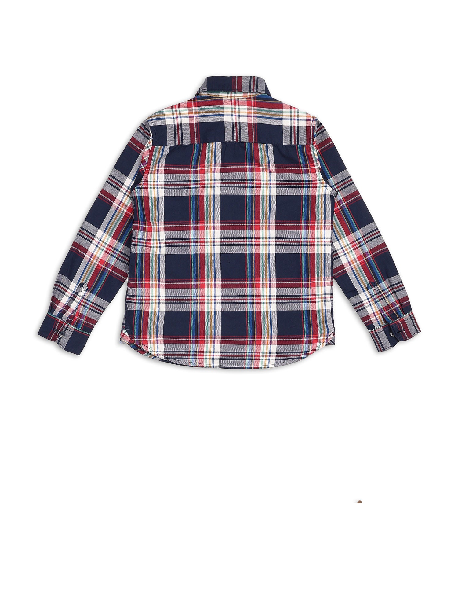 Boys All Over Printed Pure Cotton Shirt Navy - U.S. POLO ASSN. | Large