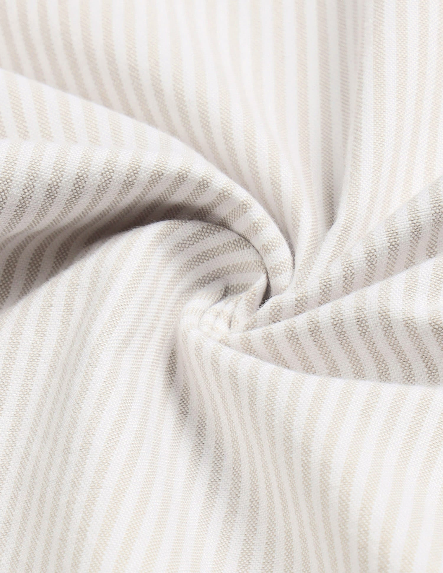 Vertical Striped Regular Fit Shirt Beige - U.S. Polo Assn. India | Large