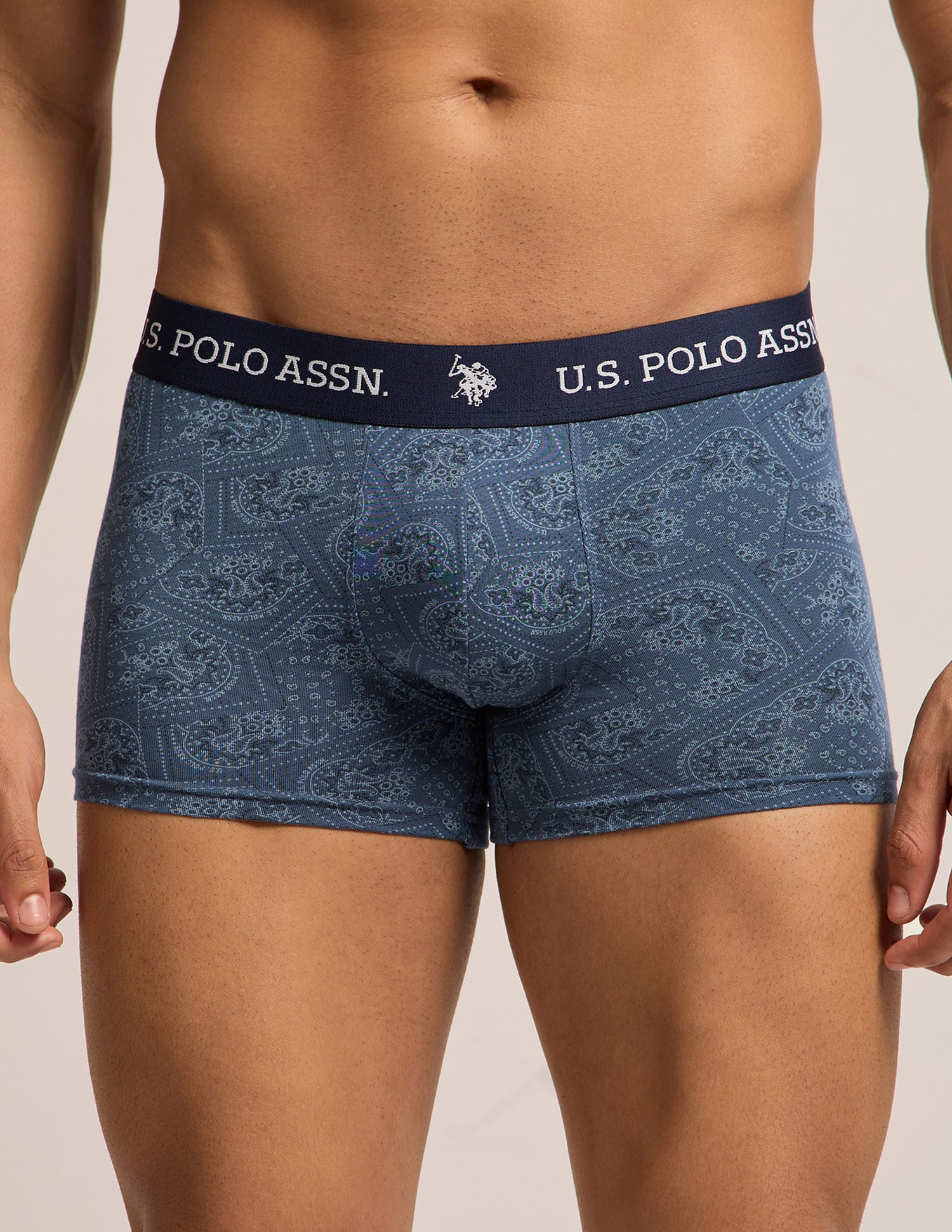 All Day Breathable OET26 Trunks - Pack of 3 Navy|Black|Navy - U.S. Polo Assn. India | Large