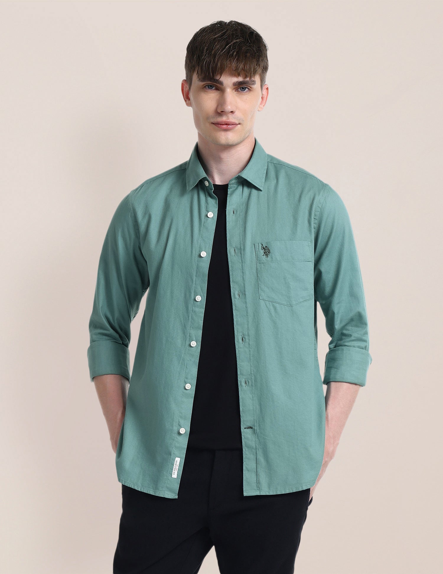 Solid Regular Fit Shirt