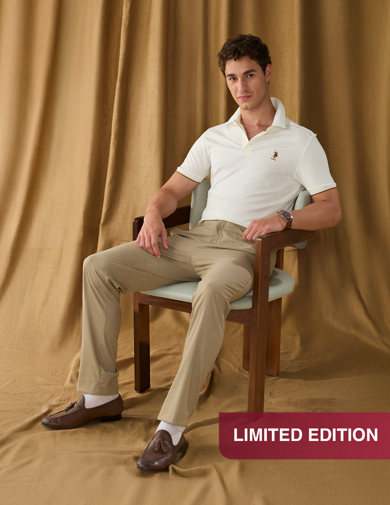 Riley Straight Fit Solid Trousers