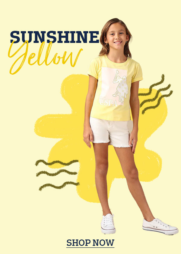 kids yellow fashion