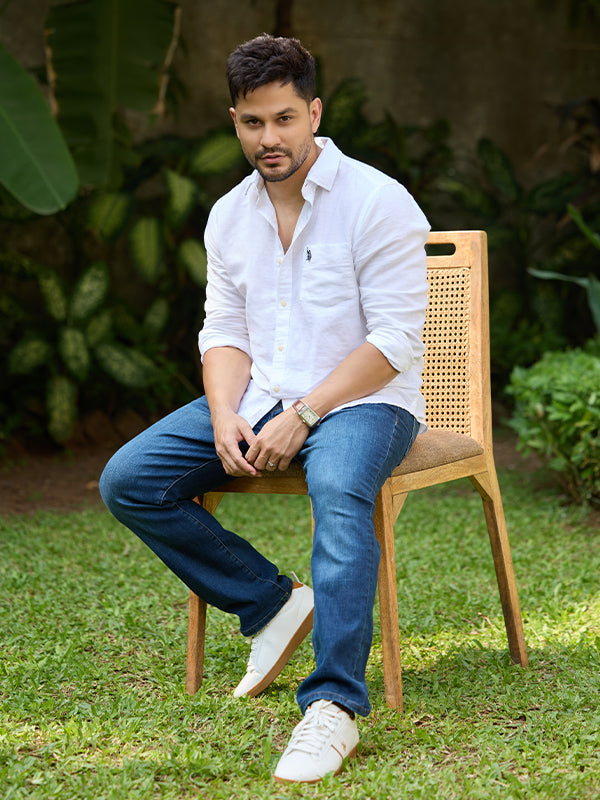 Harold Slim Straight Fit Blue Jeans