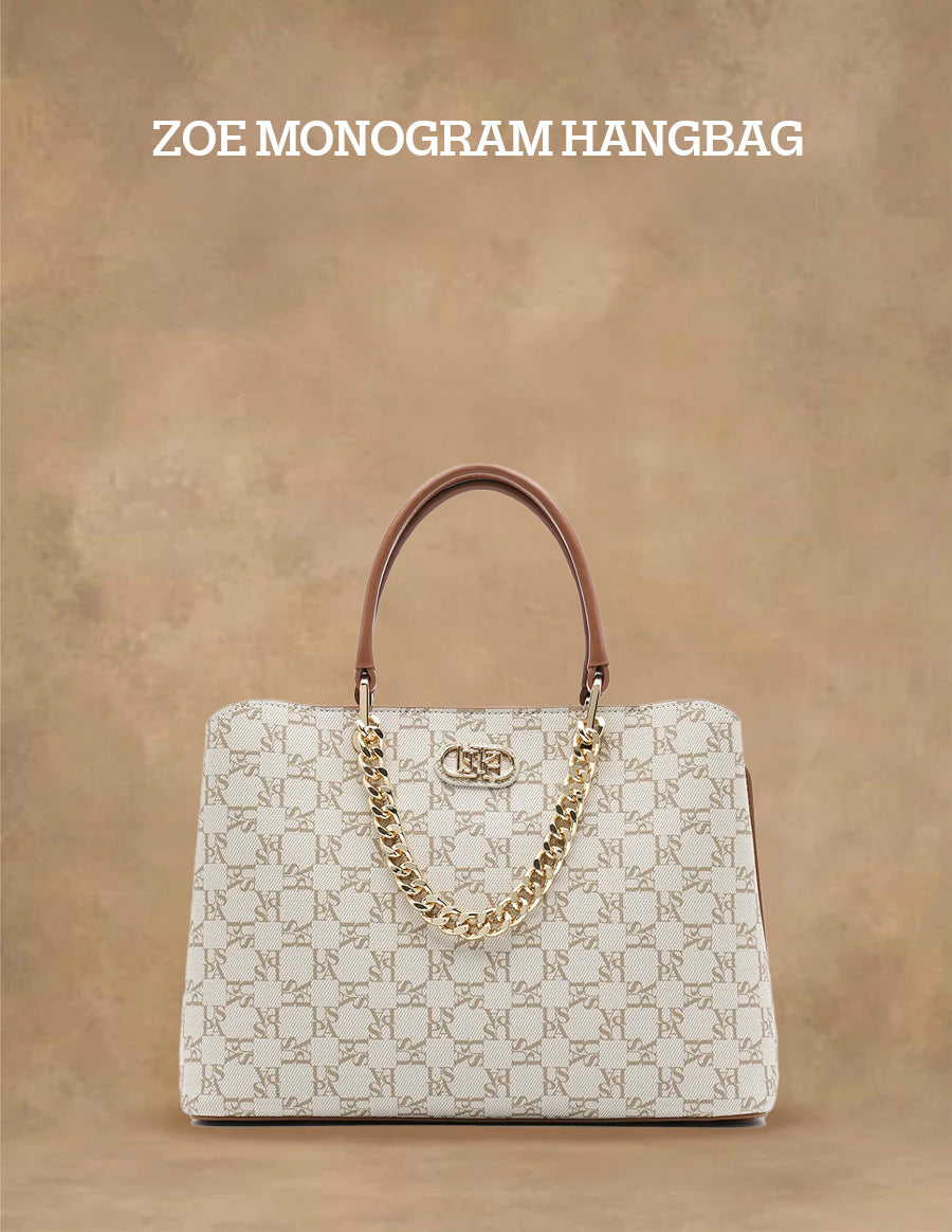 Zoe Monogram Hangbag