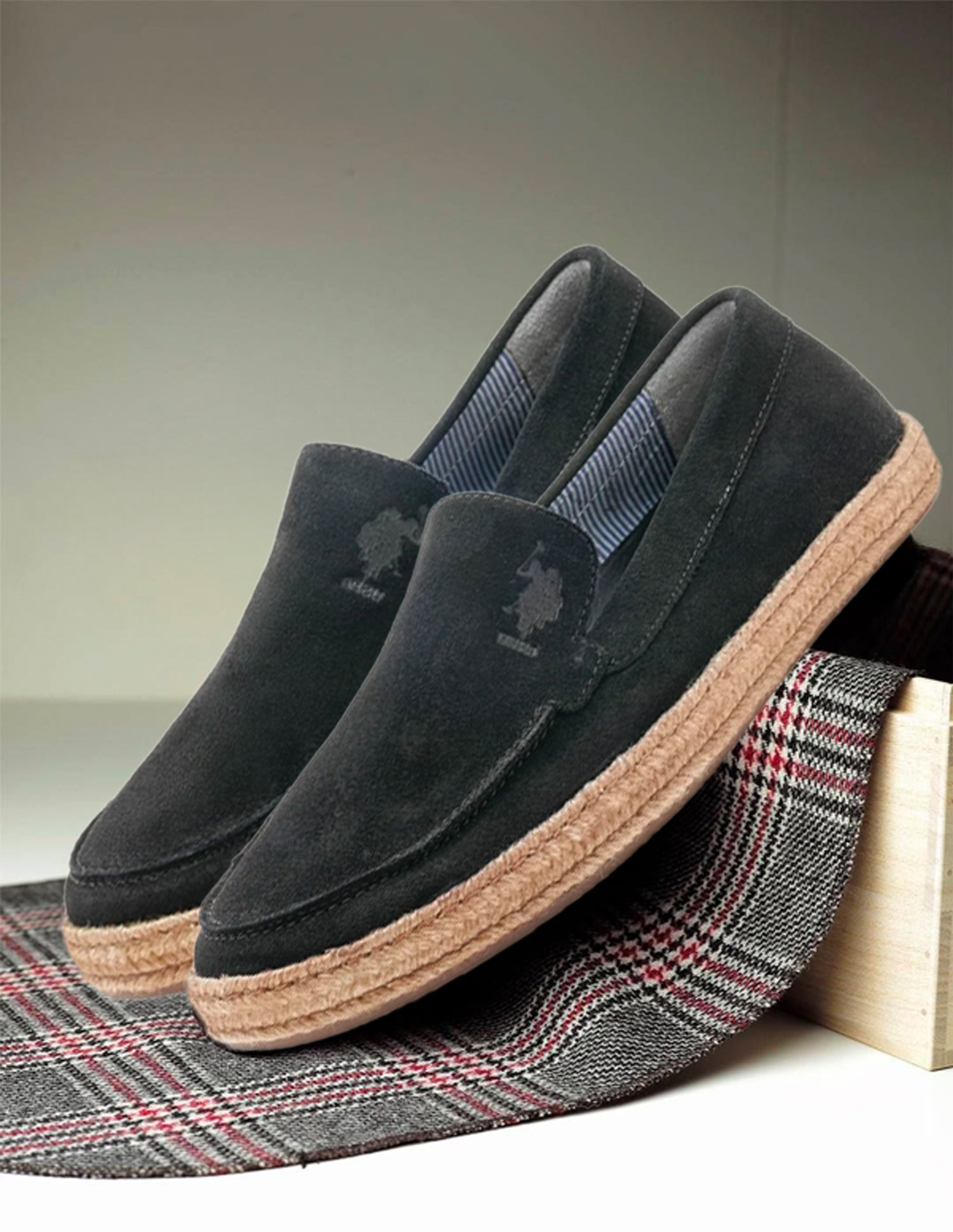 Mens Oudi Suede Slip-On Shoes