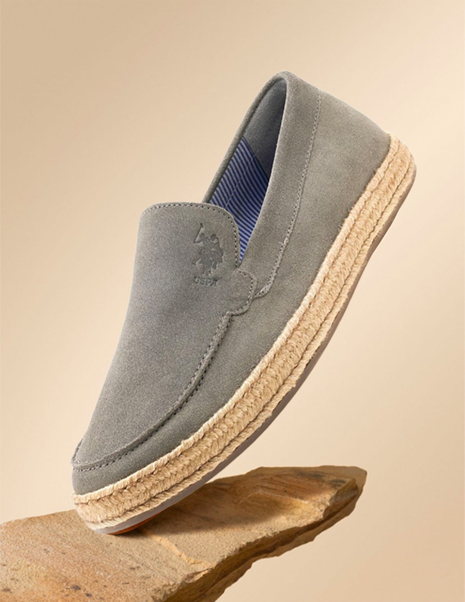 Mens Oudi Suede Slip-On Shoes