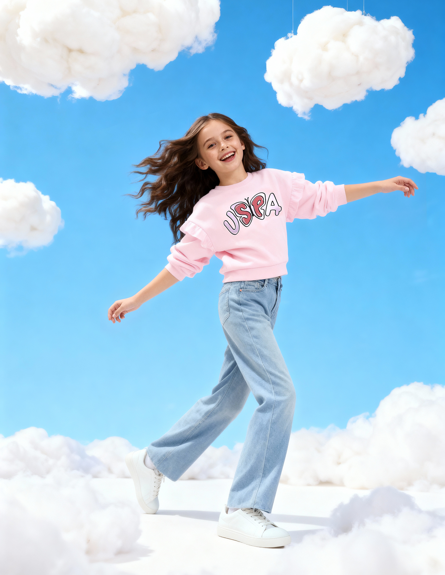 Brand Printed Regular Fit Sweatshirt