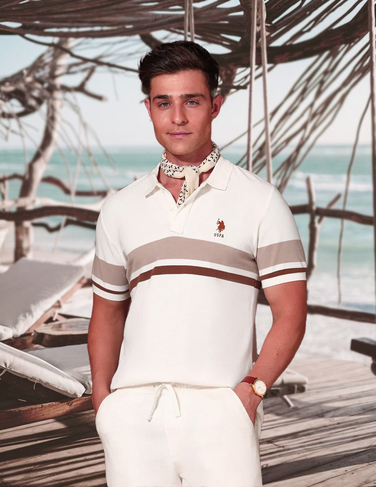 Mason Pure Cotton Working Holiday Polo Shirt