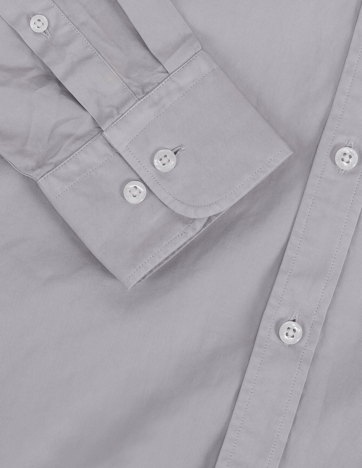 Tailored Fit Cotton Shirt Light Grey - U.S. POLO ASSN. | Large
