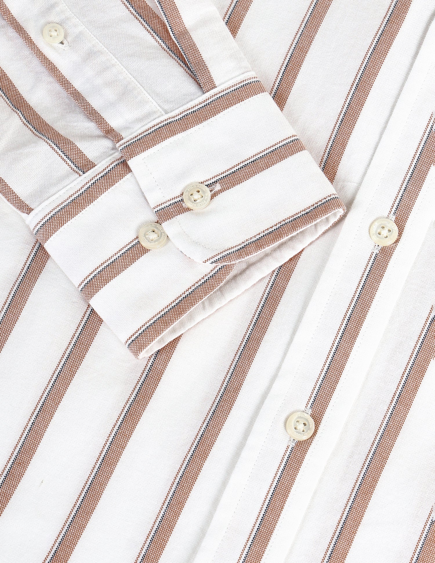 Vertical Striped Regular Fit Shirt White - U.S. POLO ASSN. | Large