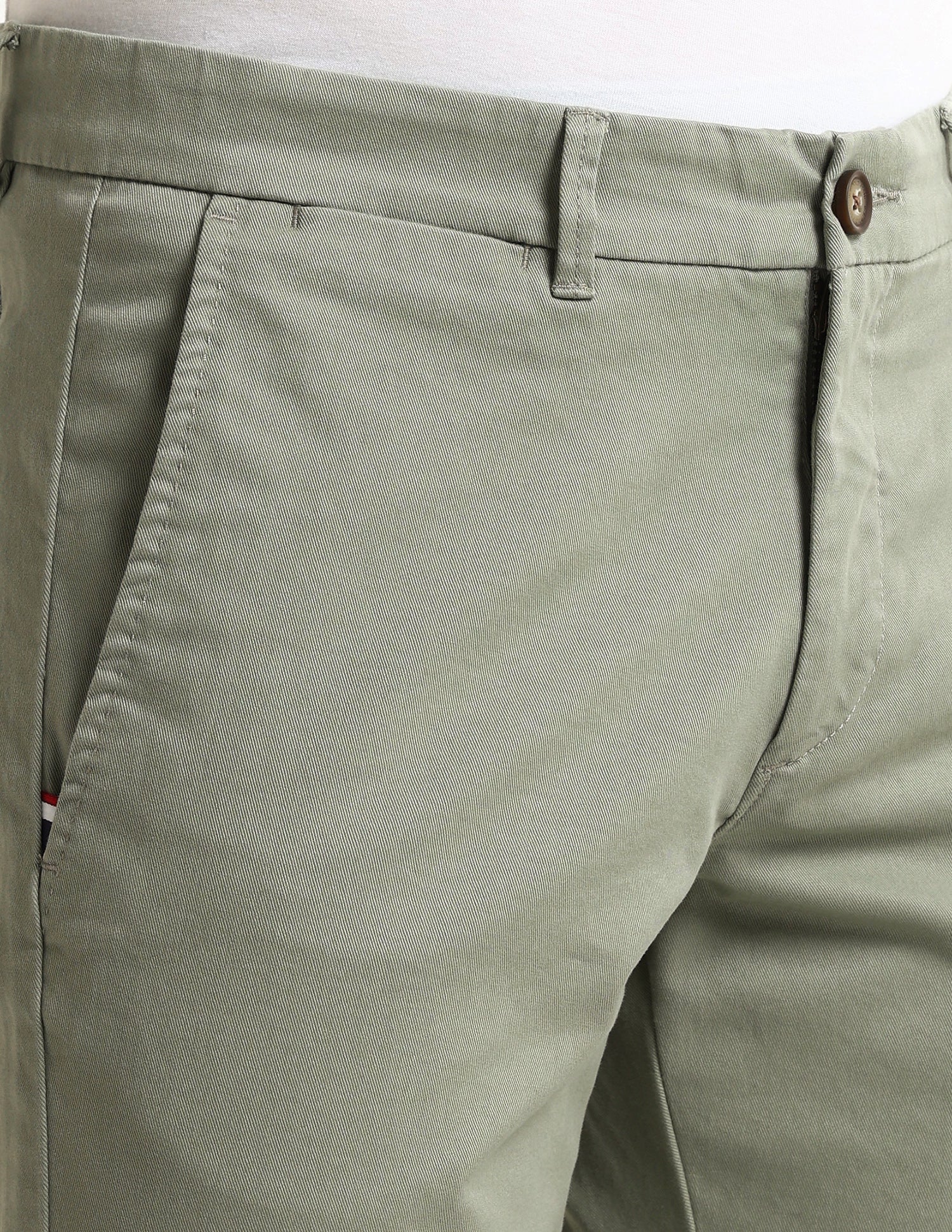 Denver Slim Fit Regular Trousers Light-Green - U.S. POLO ASSN. | Large