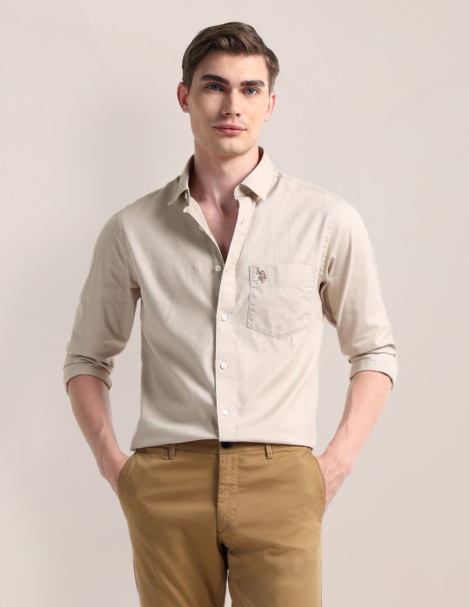 Solid Regular Fit Shirt