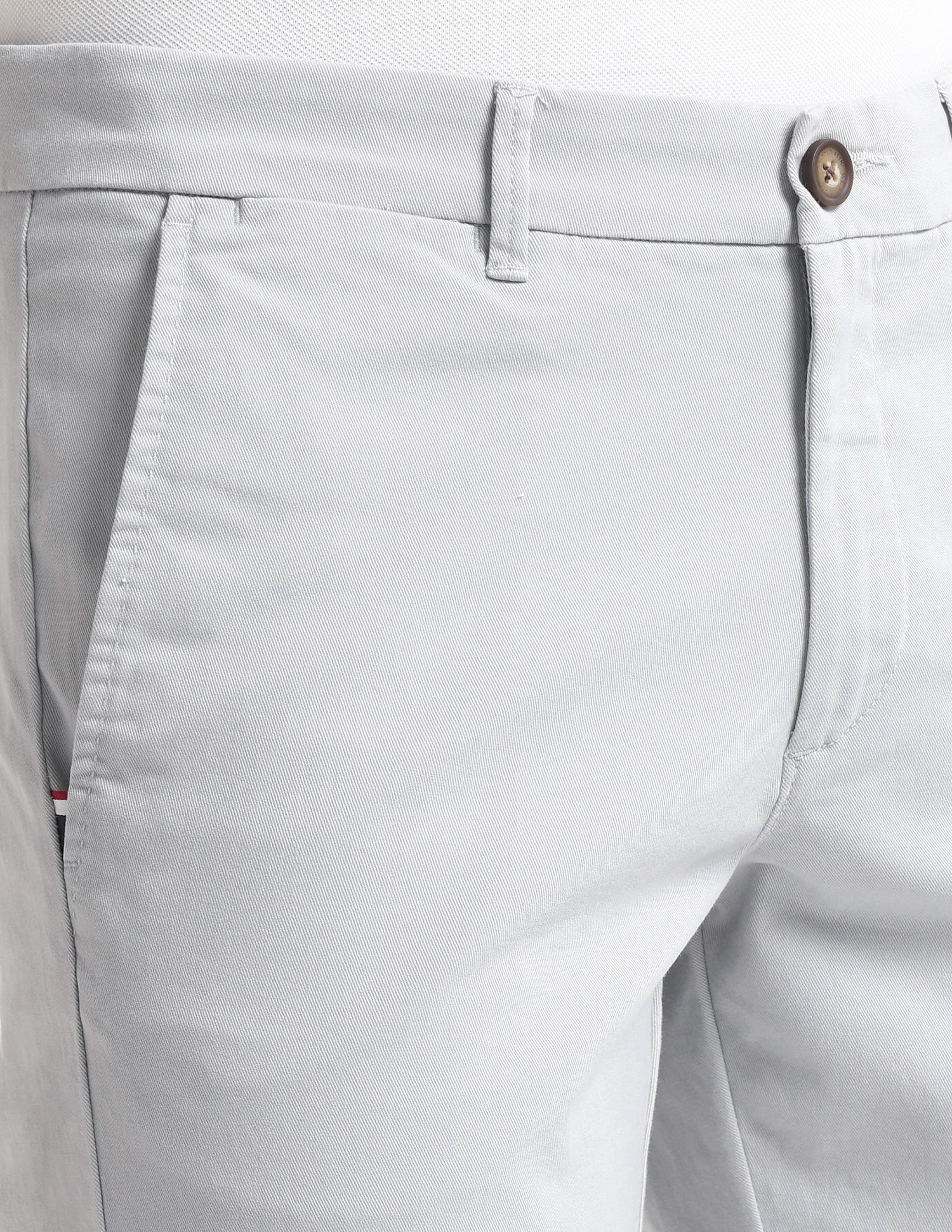 Denver Slim Fit Regular Trousers Light-Grey - U.S. POLO ASSN. | Large