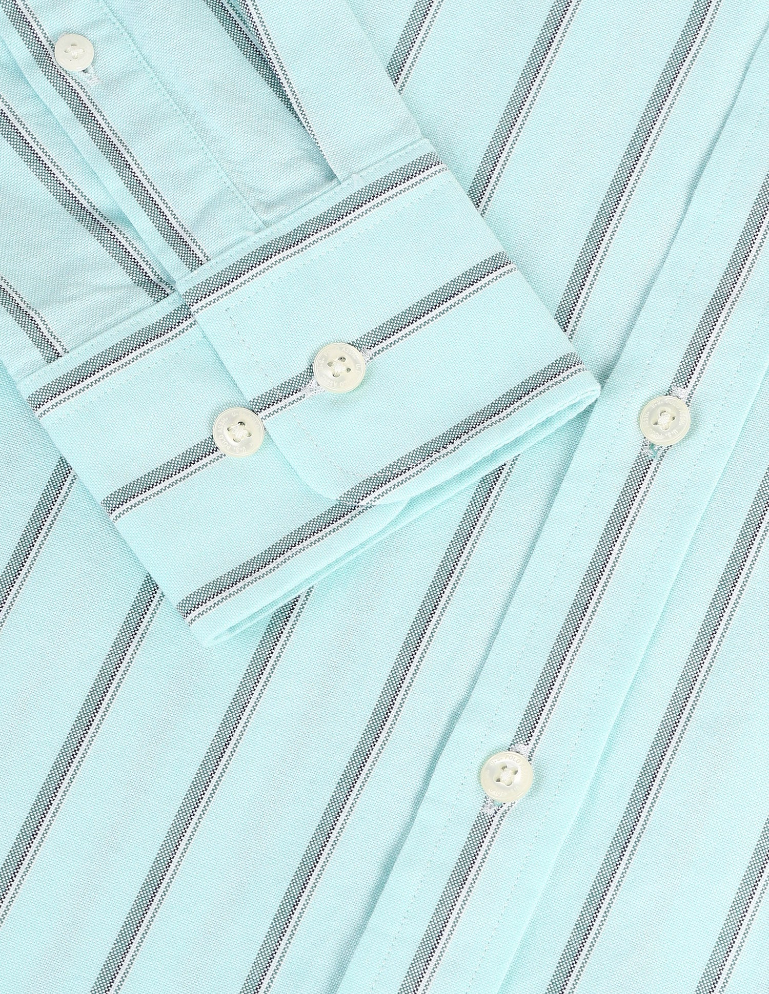 Vertical Striped Regular Fit Shirt Aquamarine - U.S. POLO ASSN. | Large