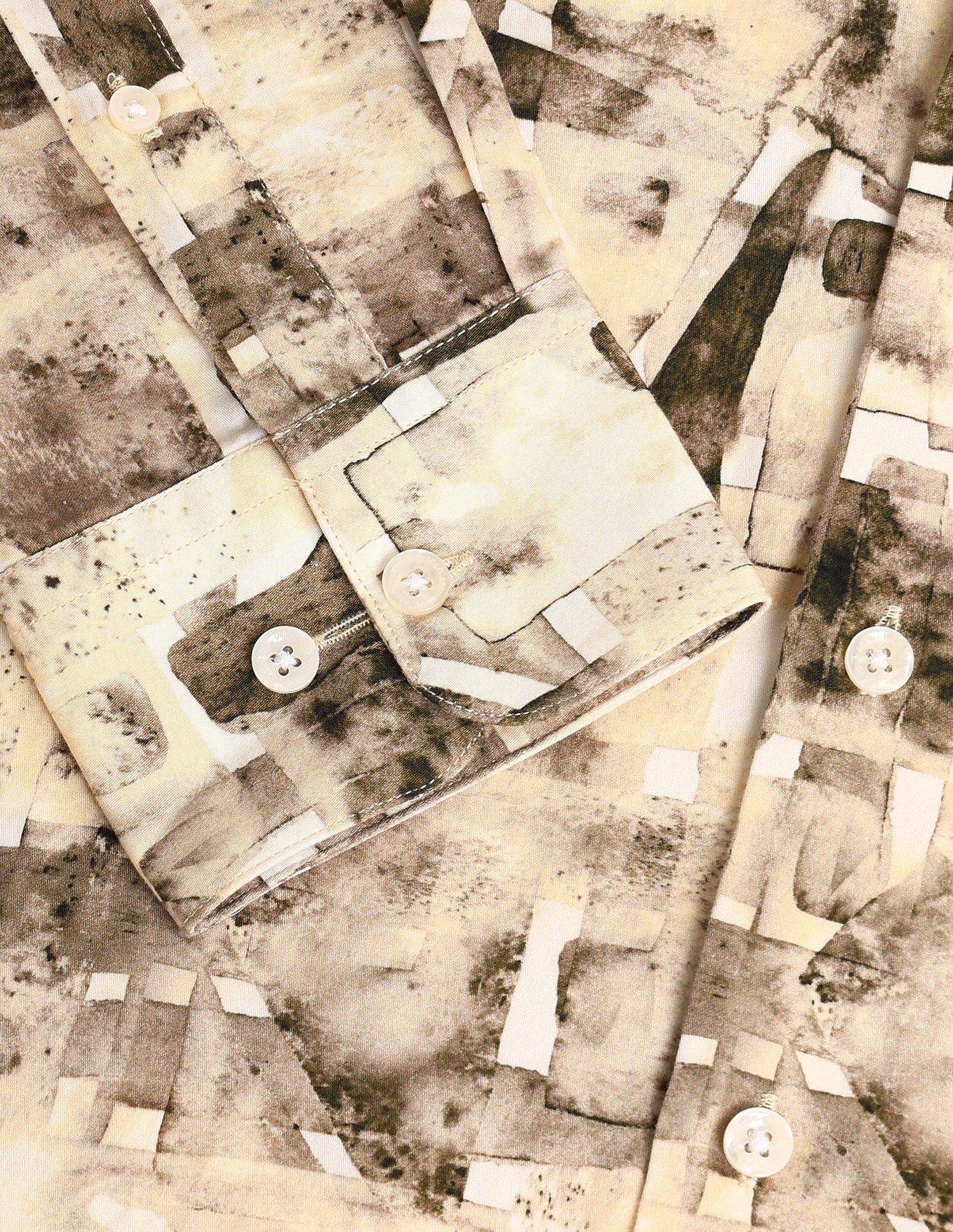 Abstract Regular Fit Shirt Beige - U.S. POLO ASSN. | Large