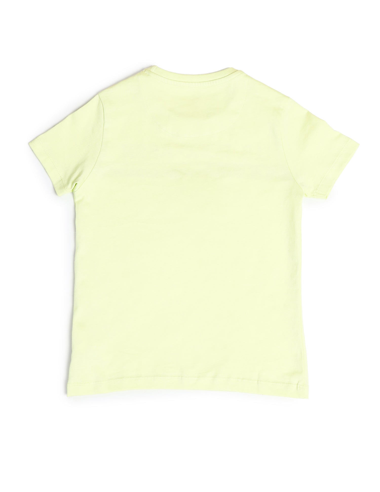 Boys Crew Neck Brand Printed T-Shirt Green - U.S. POLO ASSN. | Large