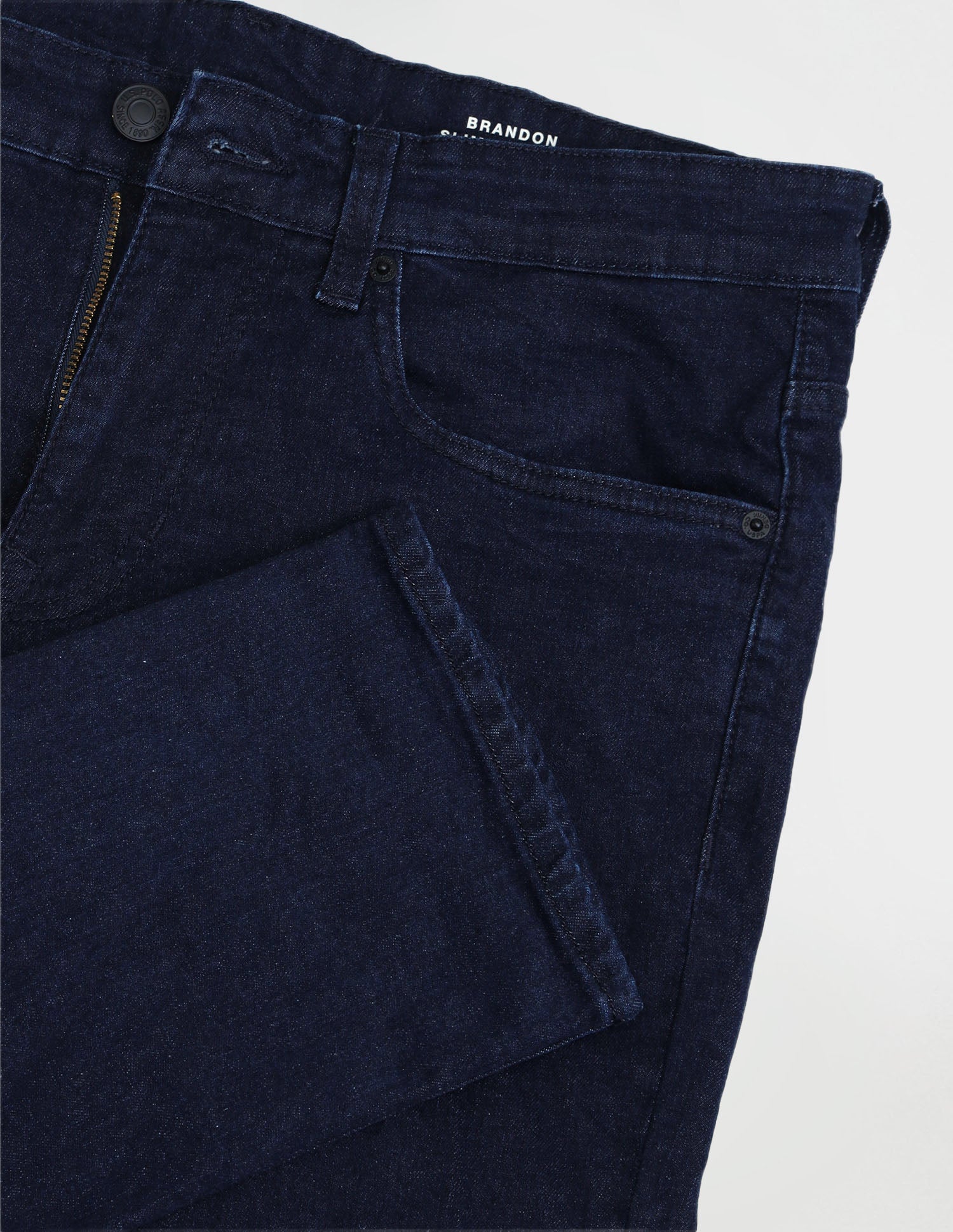Brandon Slim Tapered Fit Blue Jeans Blue - U.S. Polo Assn. India | Large
