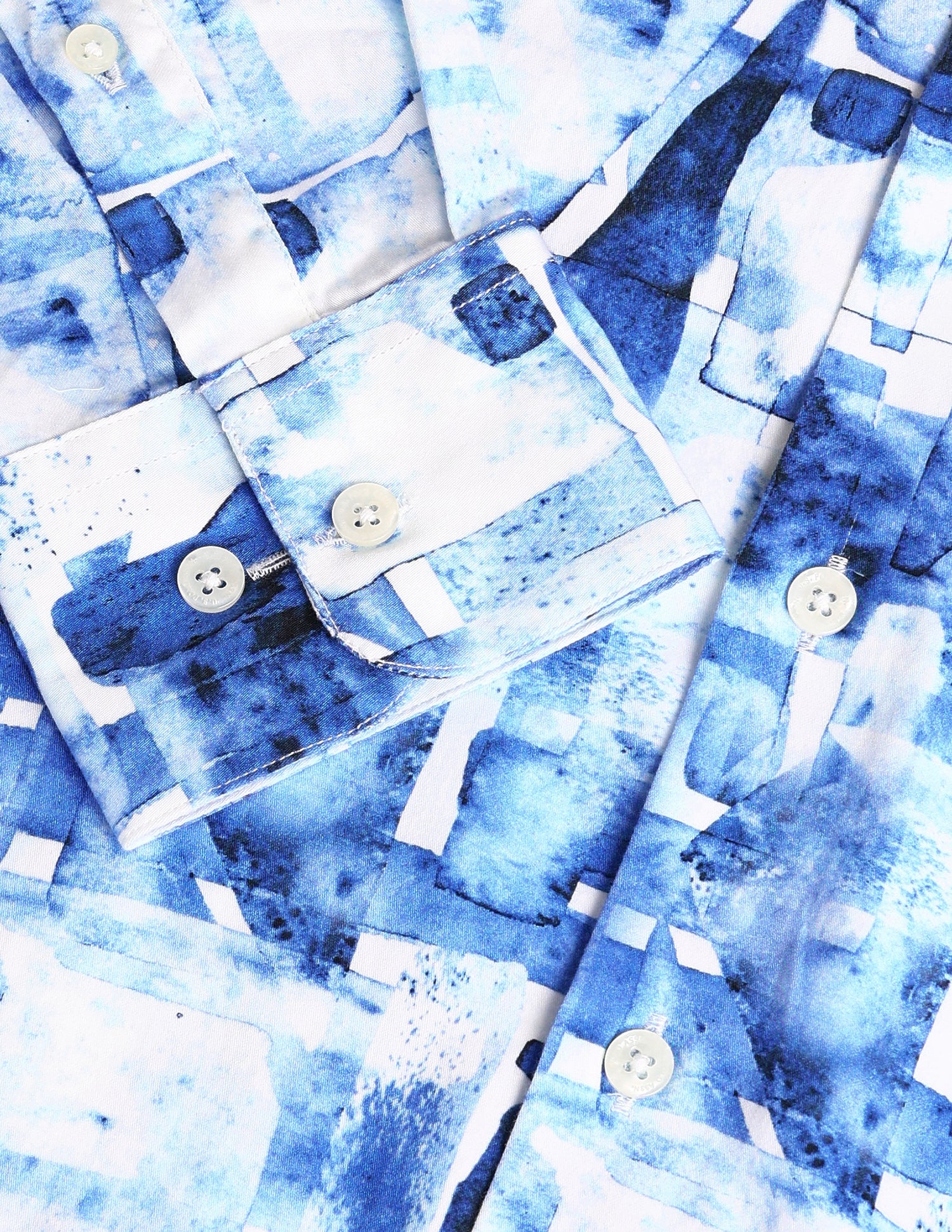 Abstract Regular Fit Shirt Blue - U.S. POLO ASSN. | Large