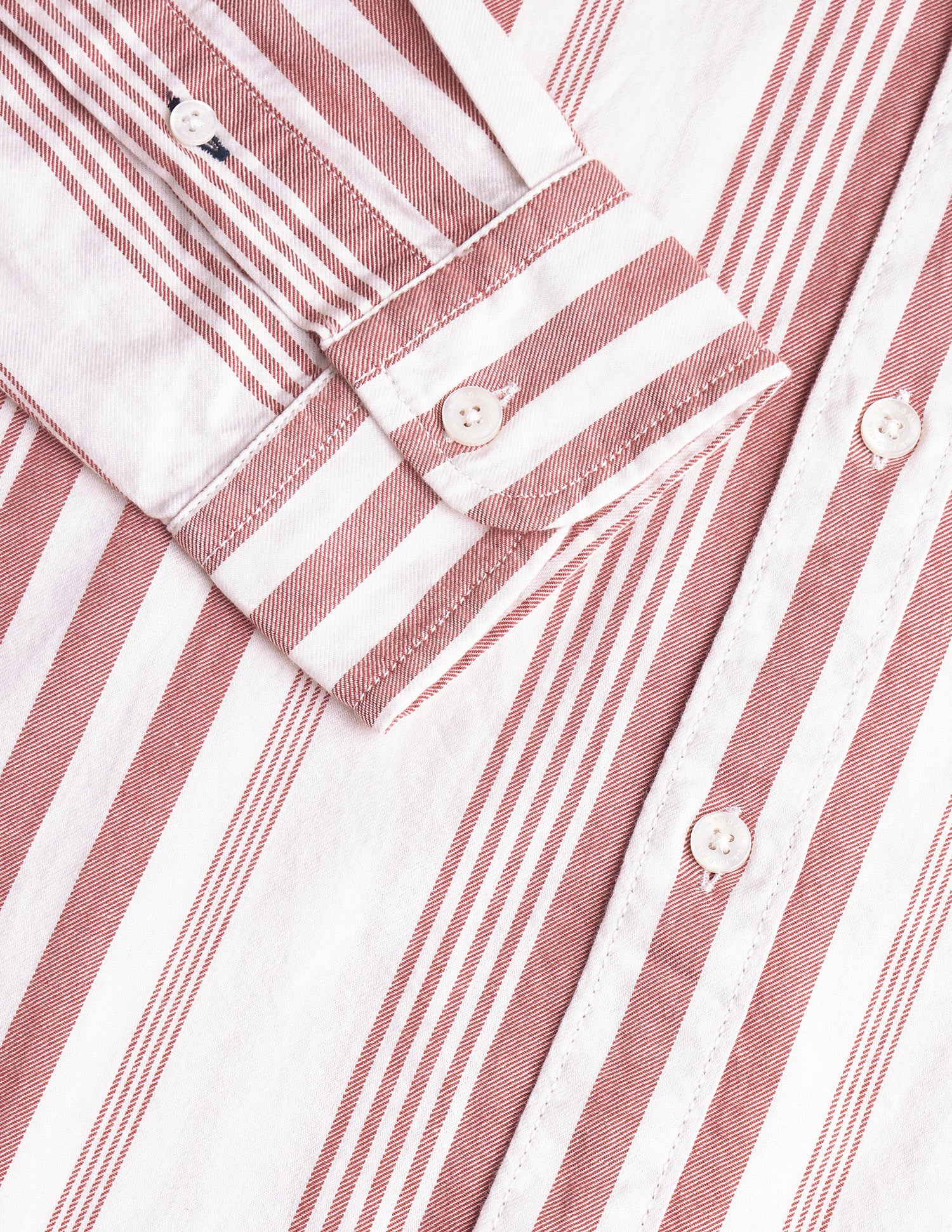 Vertical Striped Slim Fit Shirt Red - U.S. Polo Assn. India | Large