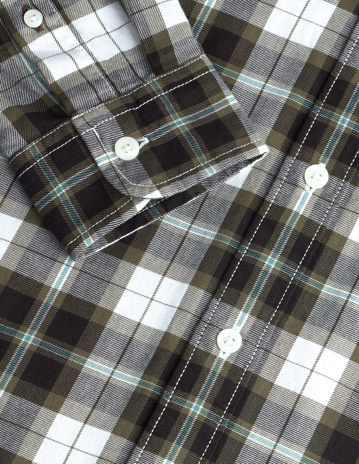 Plaid Checked Slim Fit Shirt Dark-Brown - U.S. Polo Assn. India | Large