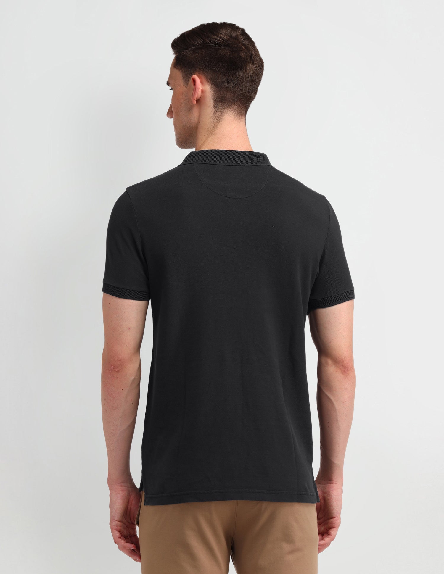 Solid Muscle Fit Polo Shirt Grey - U.S. POLO ASSN. | Large