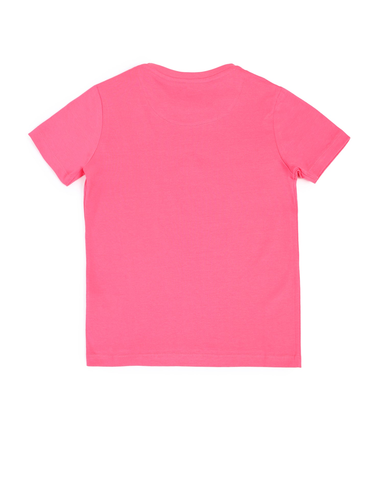 Boys Crew Neck Brand Printed T-Shirt Light Pink - U.S. POLO ASSN. | Large