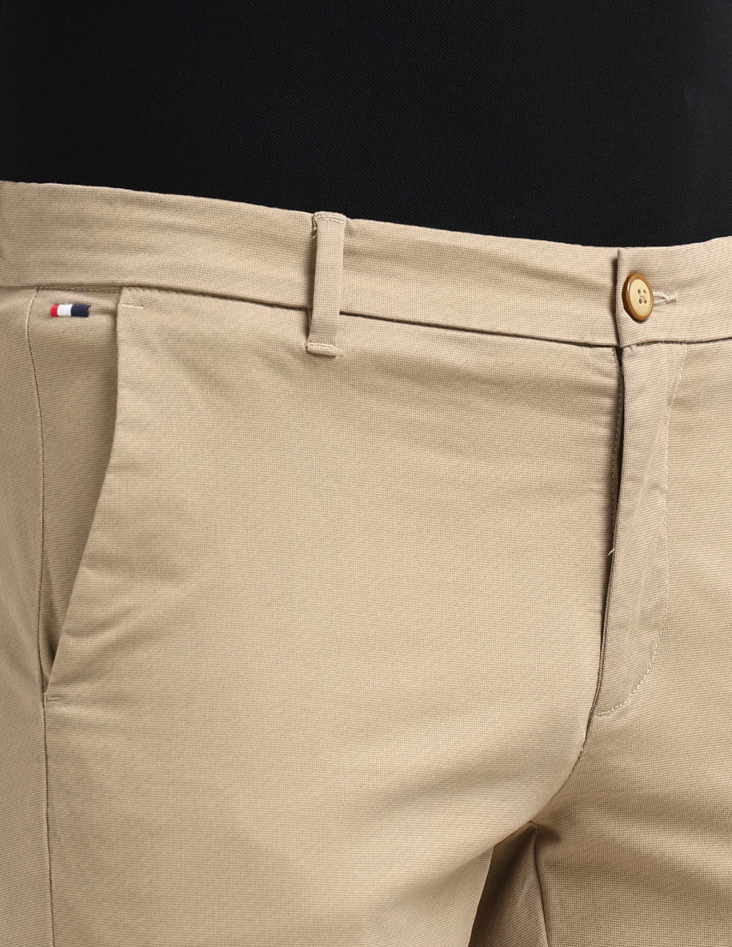 Denver Slim Fit Regular Trousers Beige - U.S. POLO ASSN. | Large