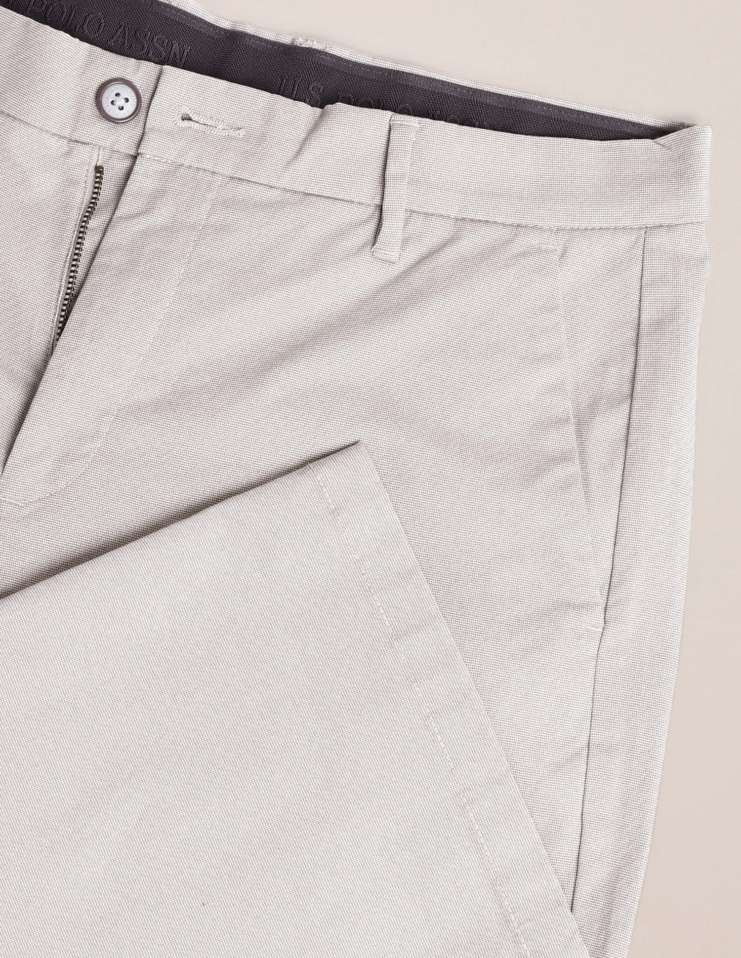 Riley Straight Fit Regular Trousers Light-Grey - U.S. POLO ASSN. | Large