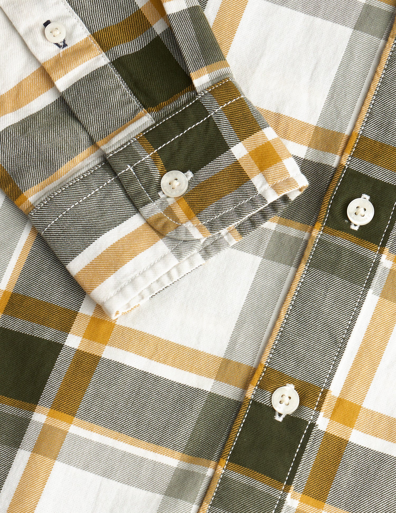 Plaid Checked Slim Fit Shirt Dark-Green - U.S. Polo Assn. India | Large