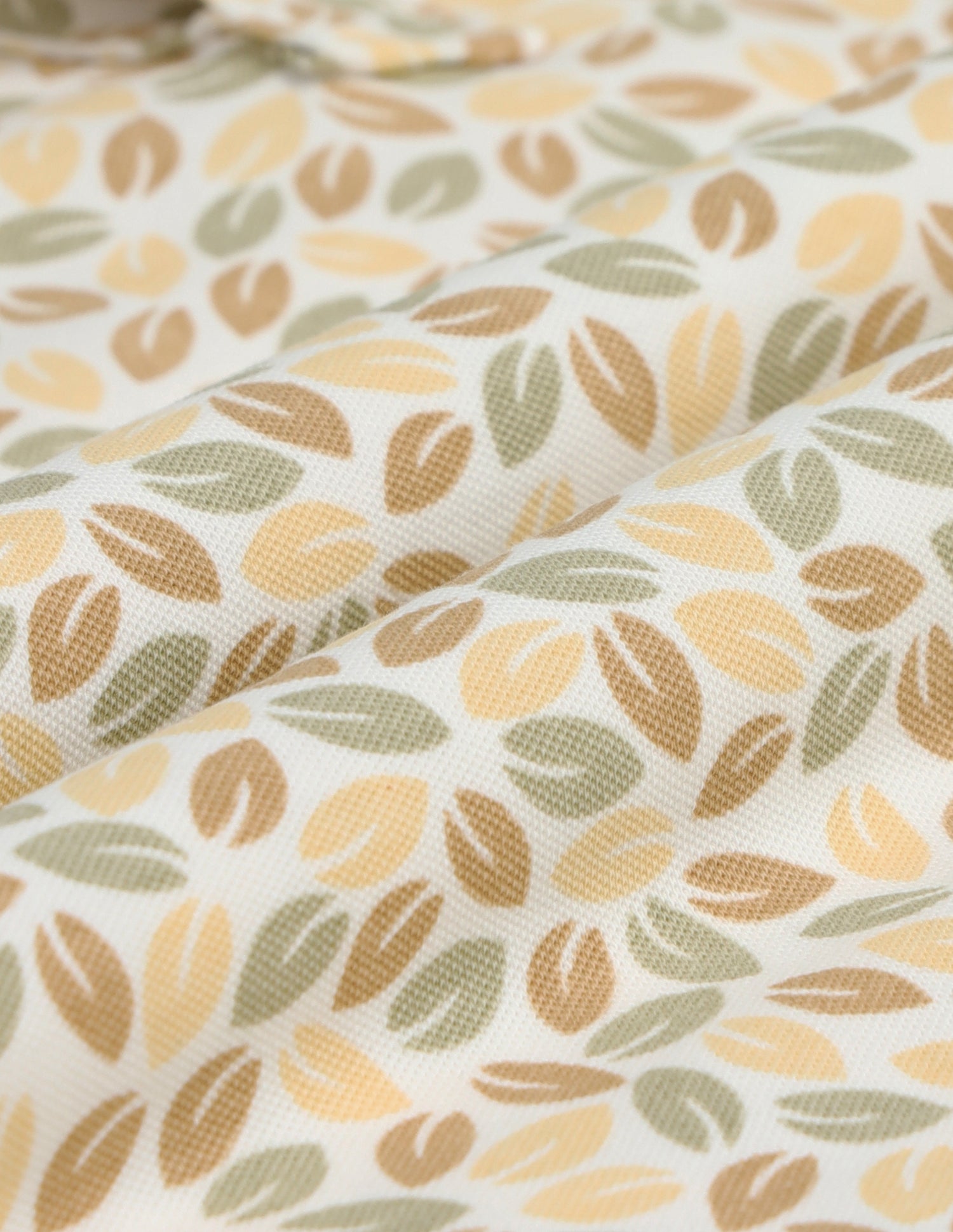 Floral Printed Slim Fit Polo Shirt Light Yellow - U.S. Polo Assn. India | Large