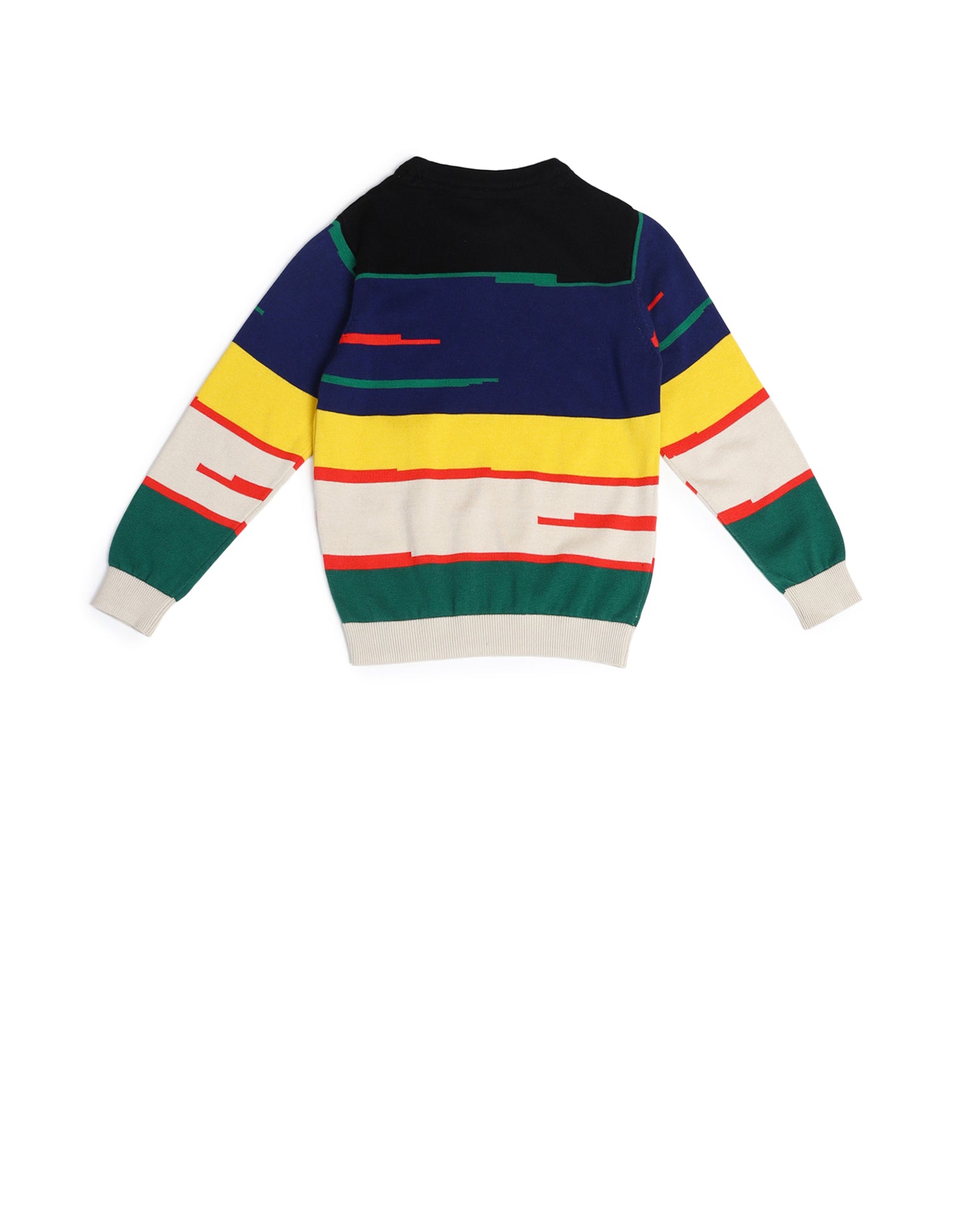 Boys Cotton Regular Fit Sweater Black - U.S. POLO ASSN. | Large