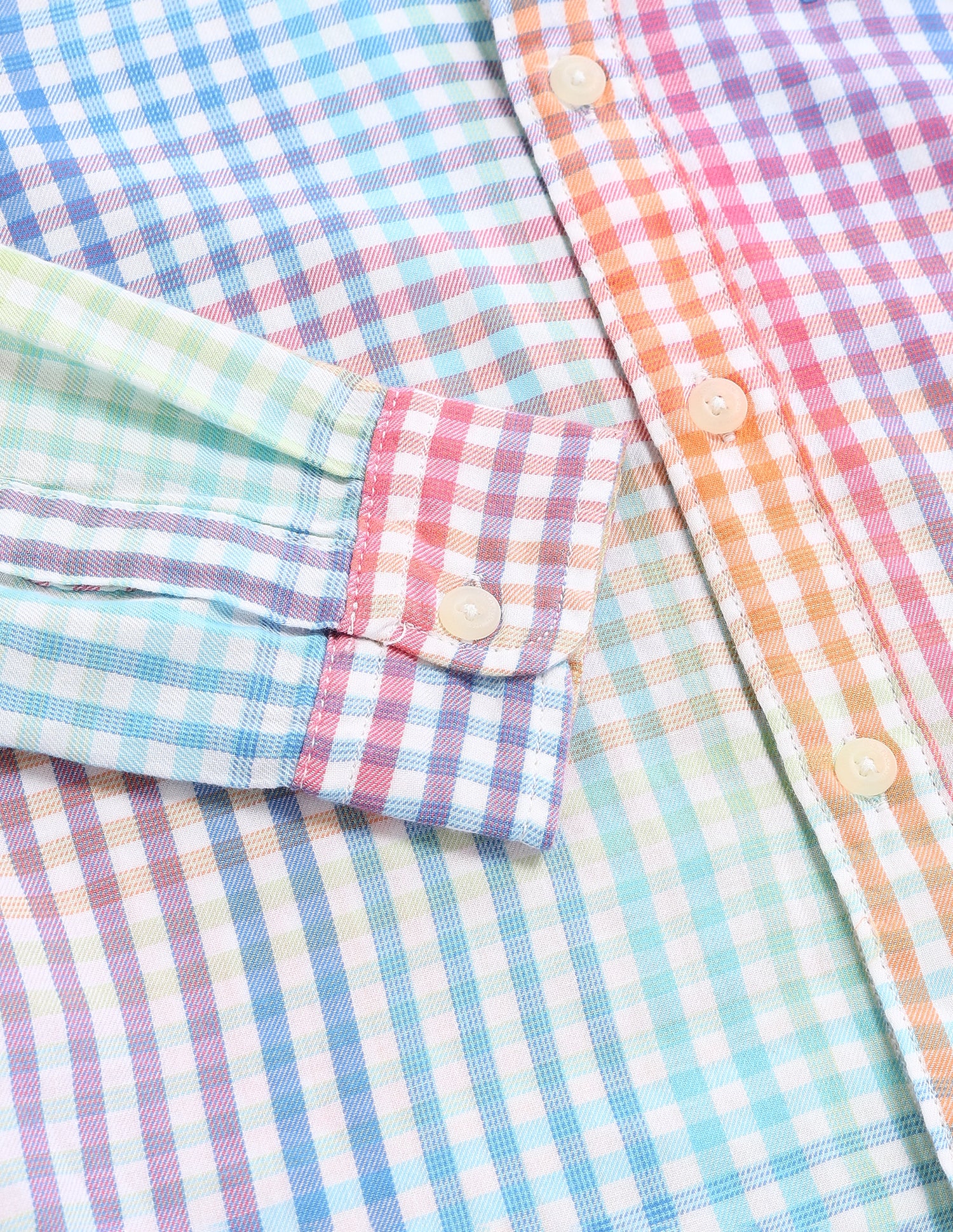 Boys Straight Fit Windowpane Checks Shirt Multi4 - U.S. POLO ASSN. | Large