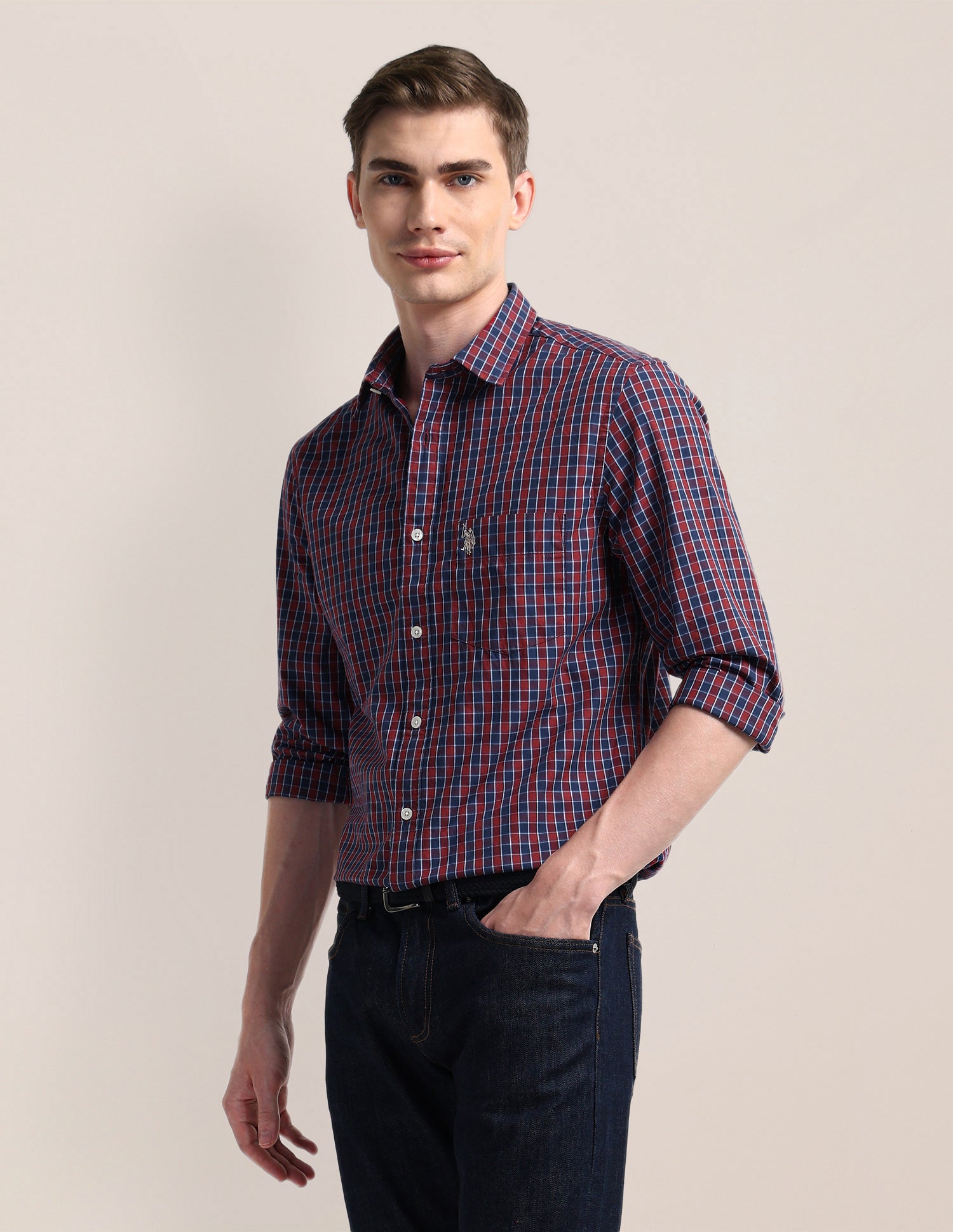 Buffalo Checked Regular Fit Shirt