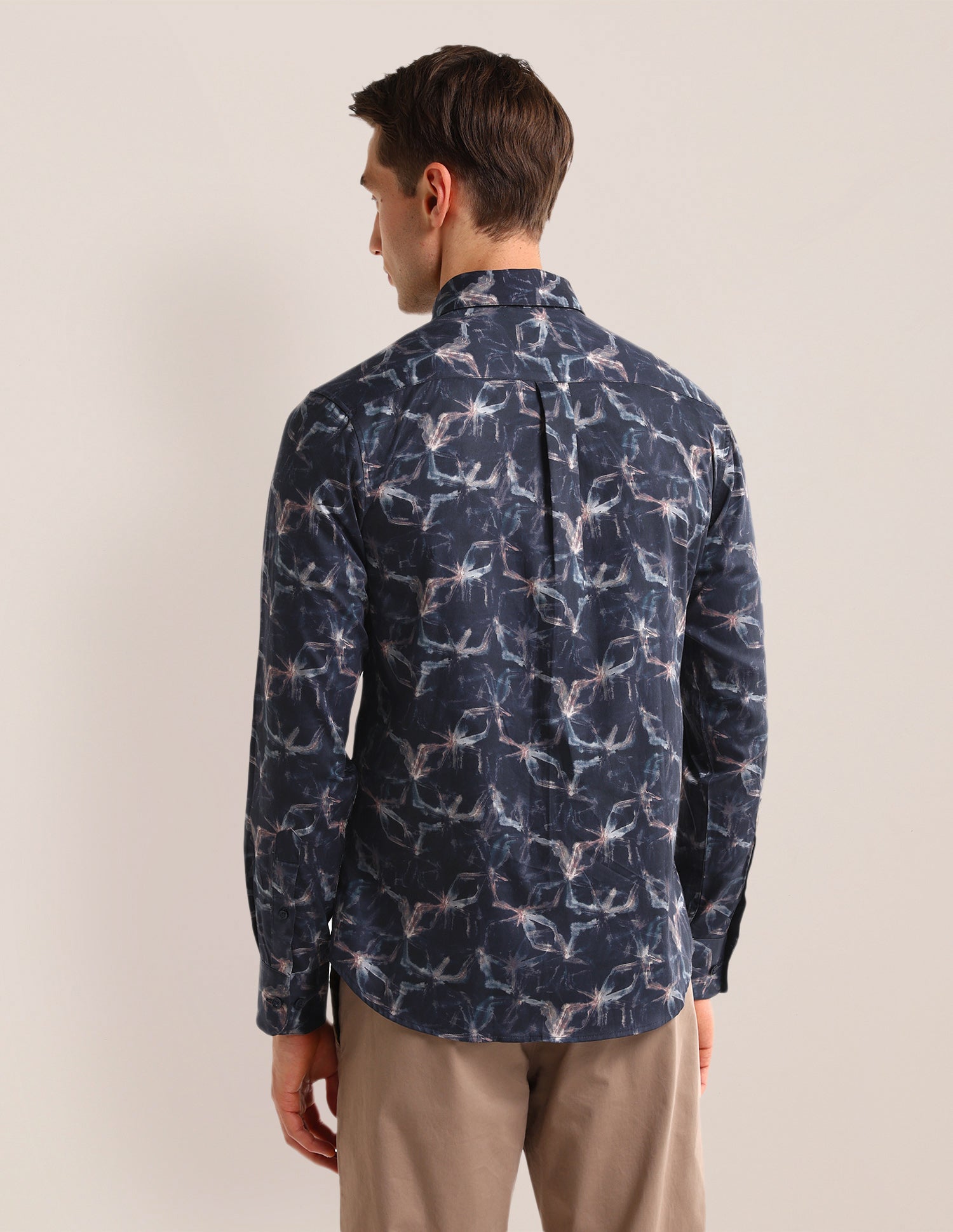 Abstract Regular Fit Shirt Navy - U.S. Polo Assn. India | Large