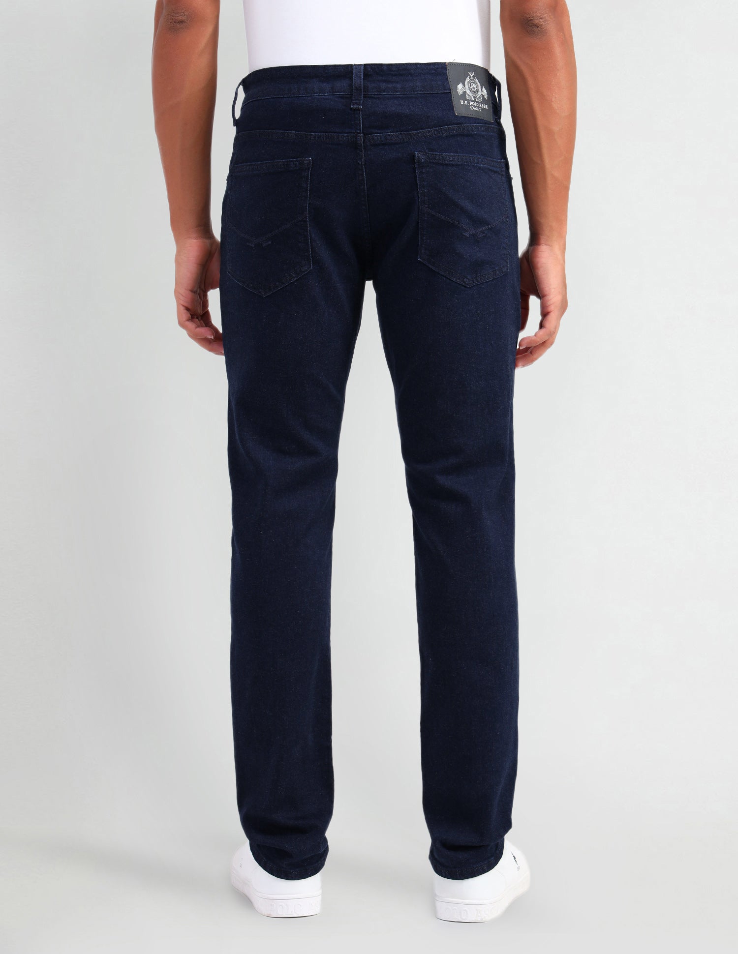 Brandon Slim Tapered Fit Blue Jeans Blue - U.S. Polo Assn. India | Large