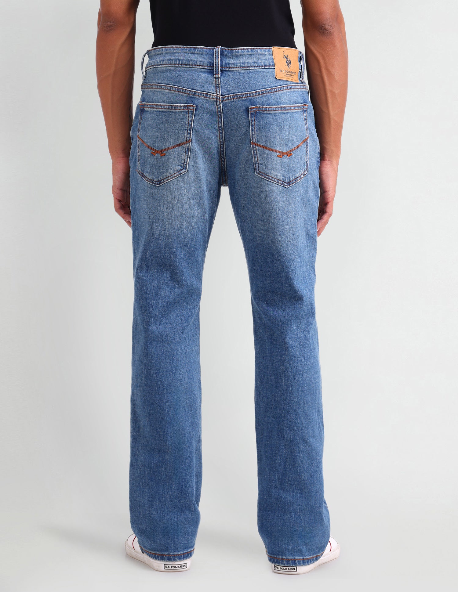 Connor Bootcut Fit Blue Jeans Blue - U.S. POLO ASSN. | Large